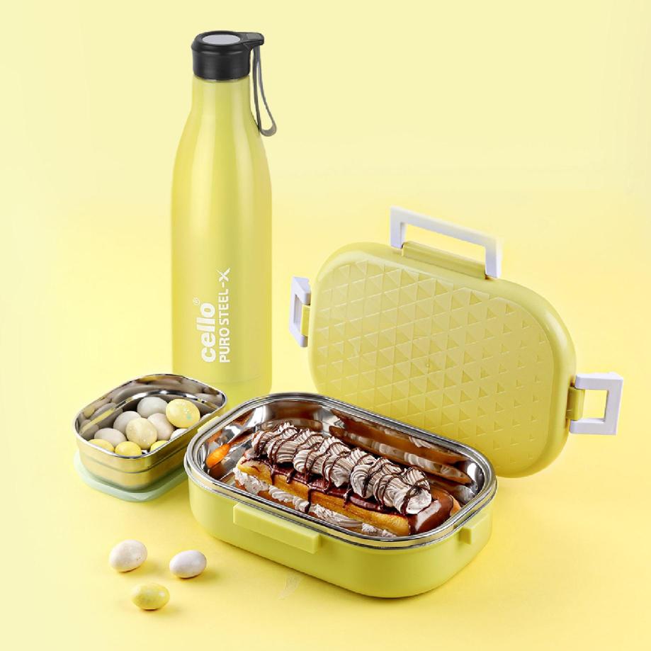 Cello Altro Neo Lunch Box & Water Bottle Set - view 4
