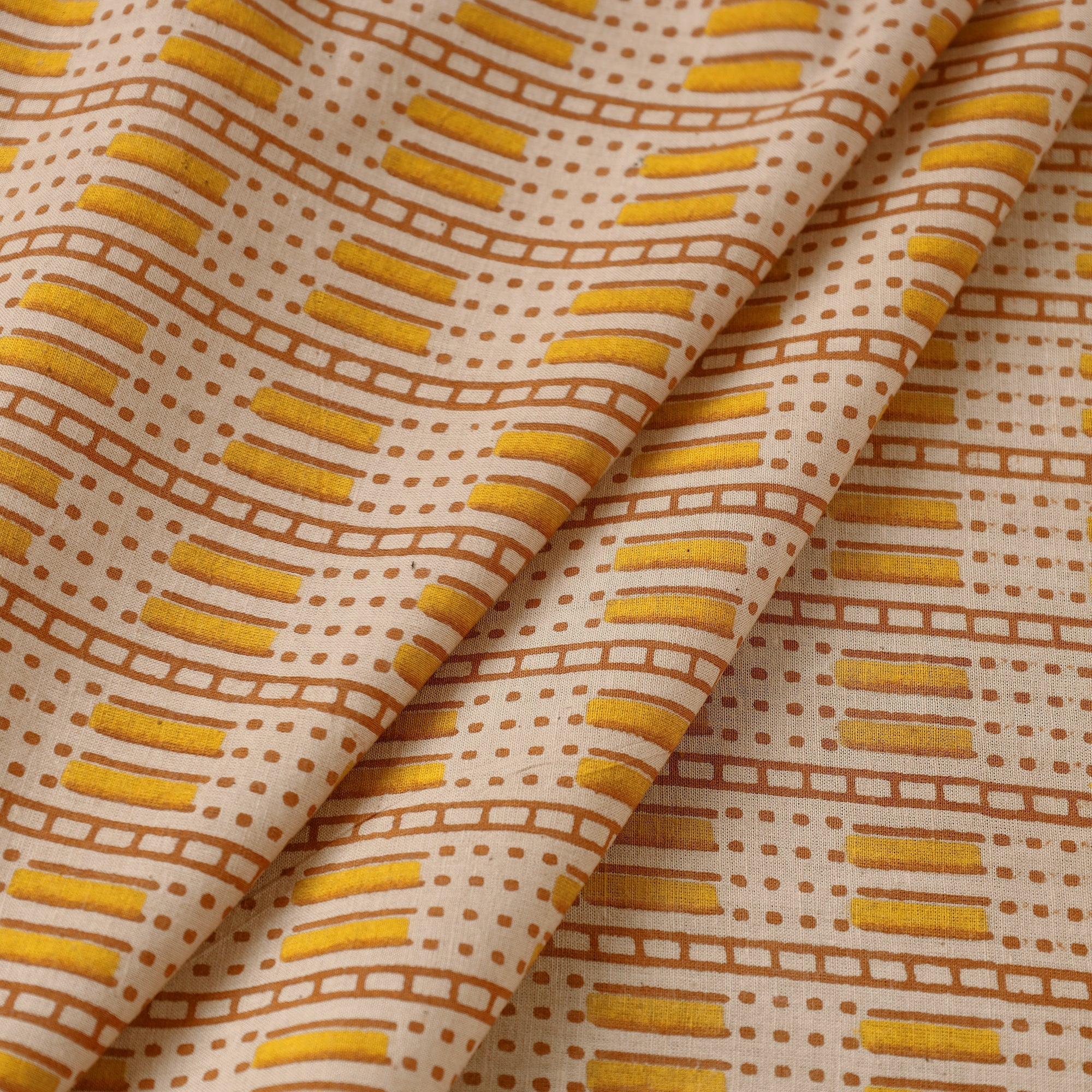 SOUTH KARGHA Brown - Kalamkari Printed Cotton Fabric - view 2