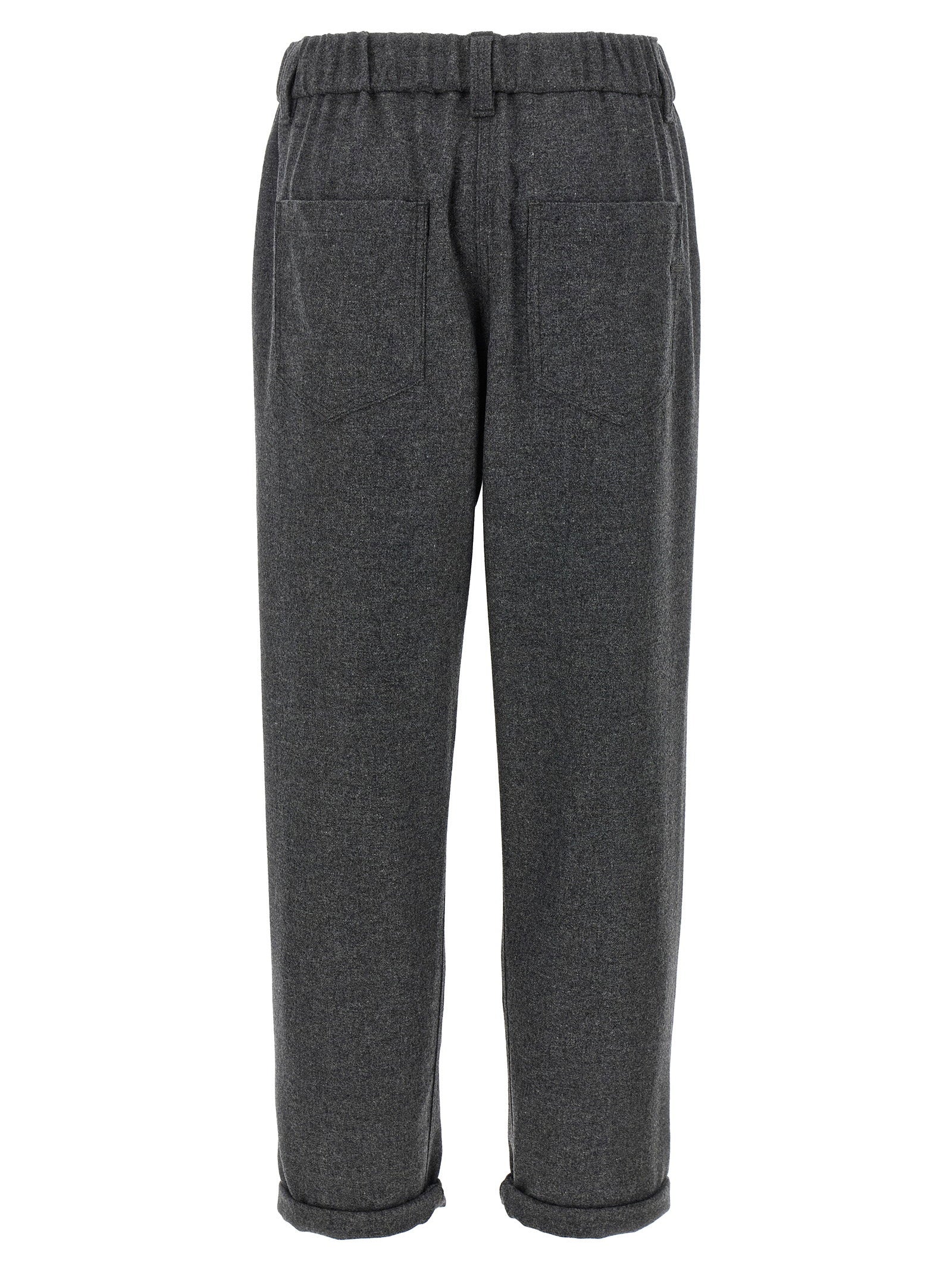 Brunello Cucinelli Wool And Cashmere Pants - view 2