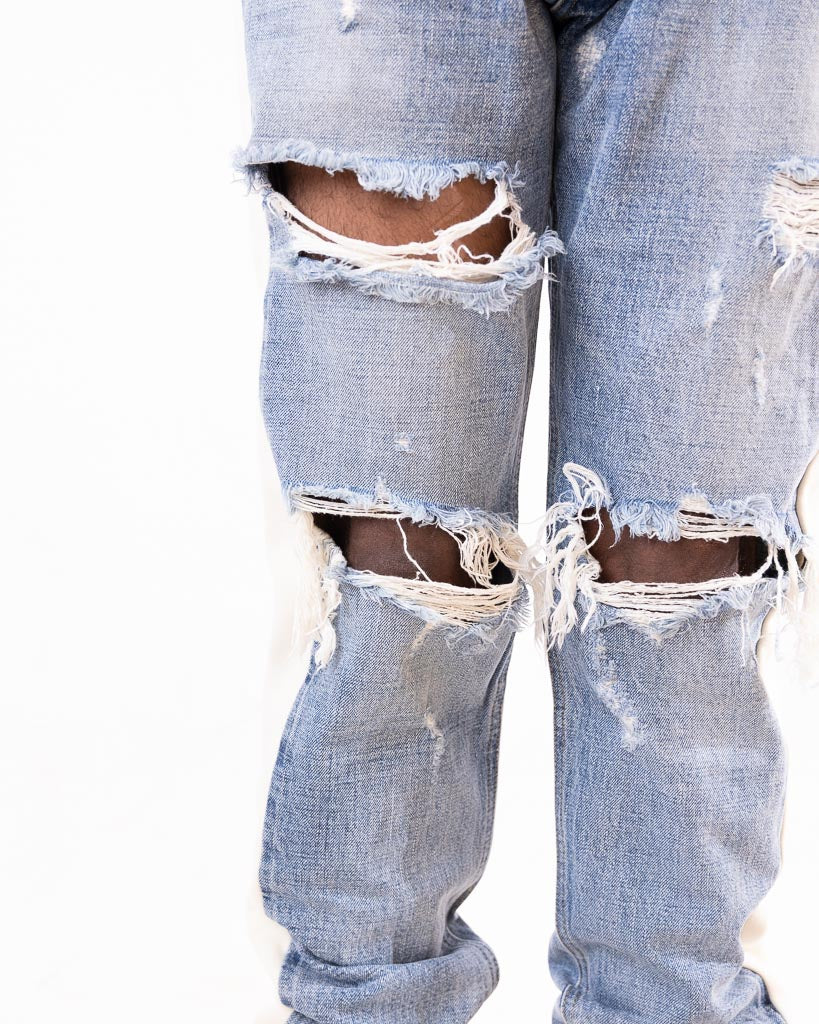 FEAR OF GOD ESSENTIALS Fear Of God 4th Collection Blue Denim Jeans - view 4