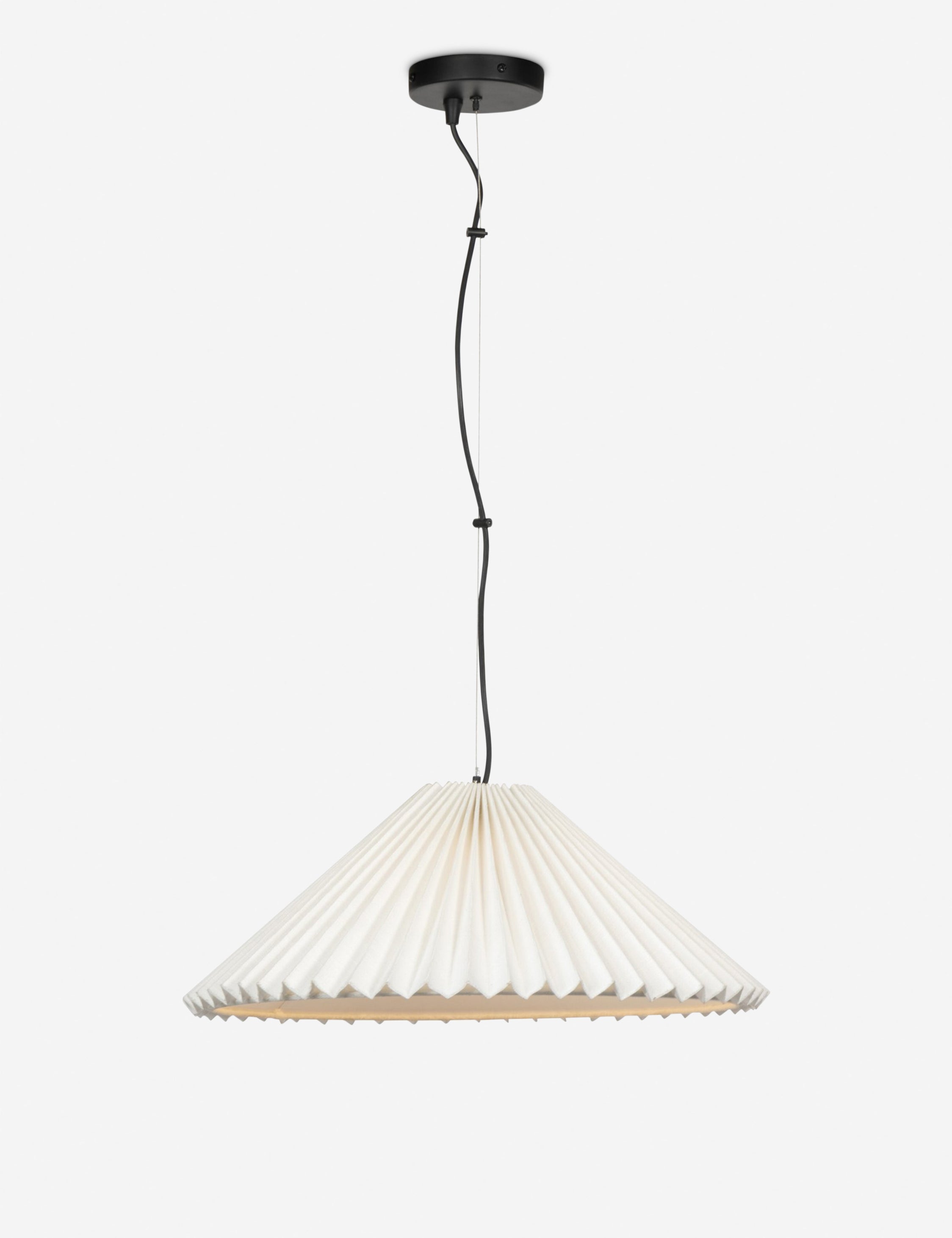 Lulu and Georgia Lewes Pendant Light – Black - view 3