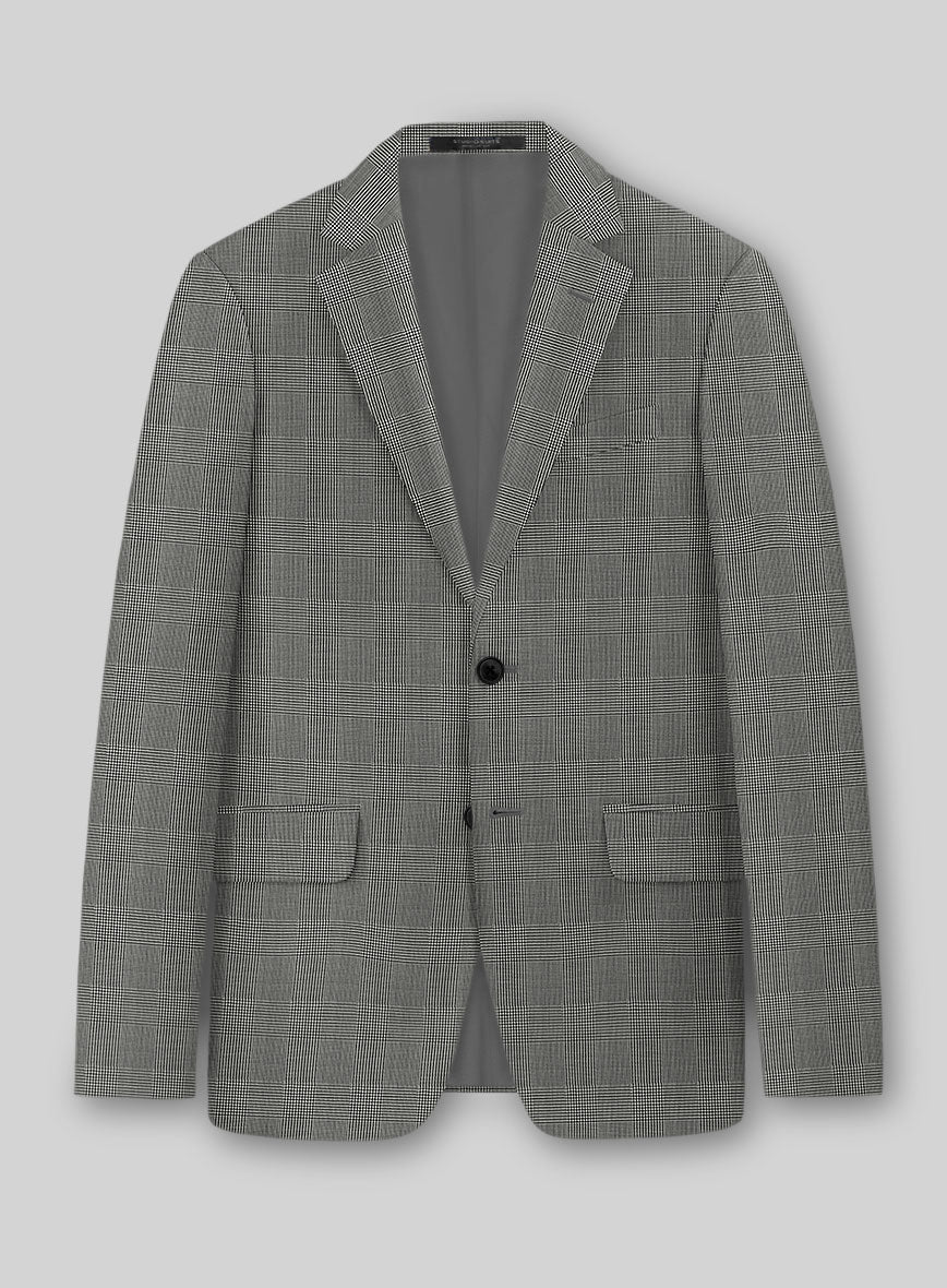 StudioSuits Reda Fivaro Black Checks Wool Jacket