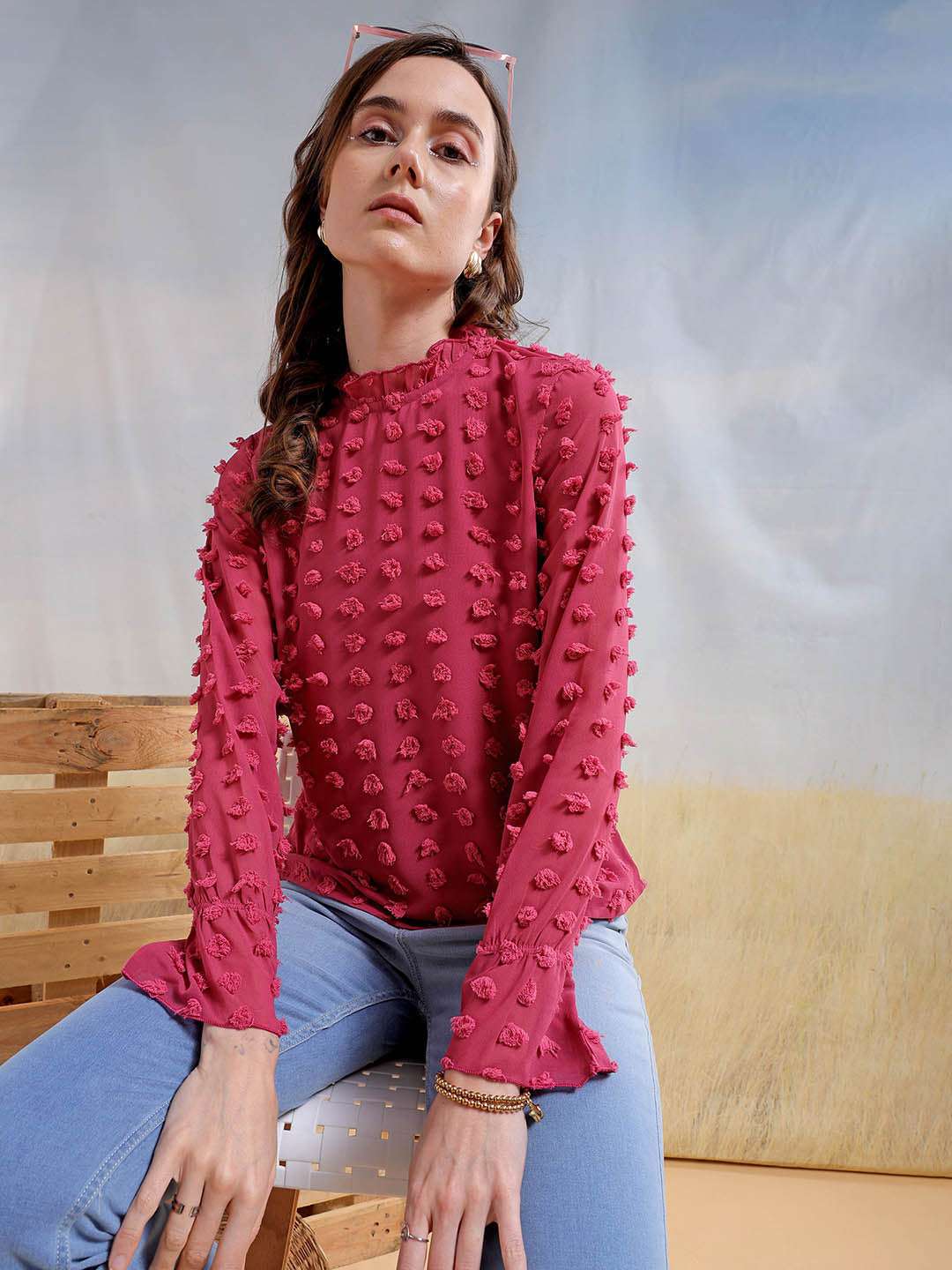 Freehand By The Indian Garage Co Women Solid Top