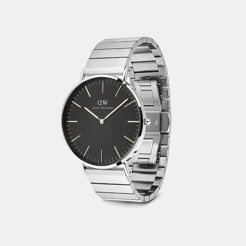 Daniel Wellington Classic Men Quartz Black Dial Analog Stainless Steel Watch DW00100774 - view 2