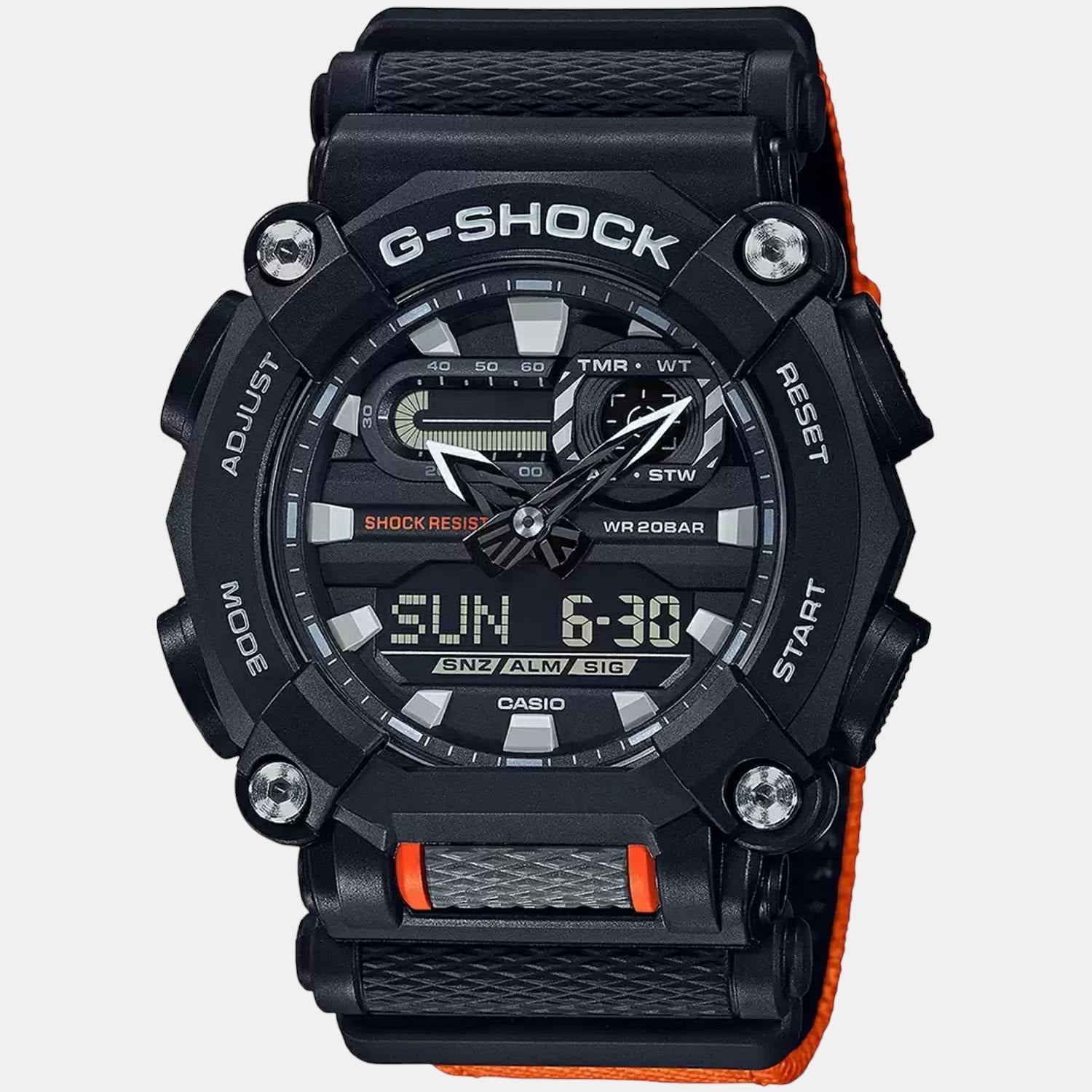 Casio G-Shock Men Quartz Black Dial Analog-Digital Resin Watch G1049 - view 2