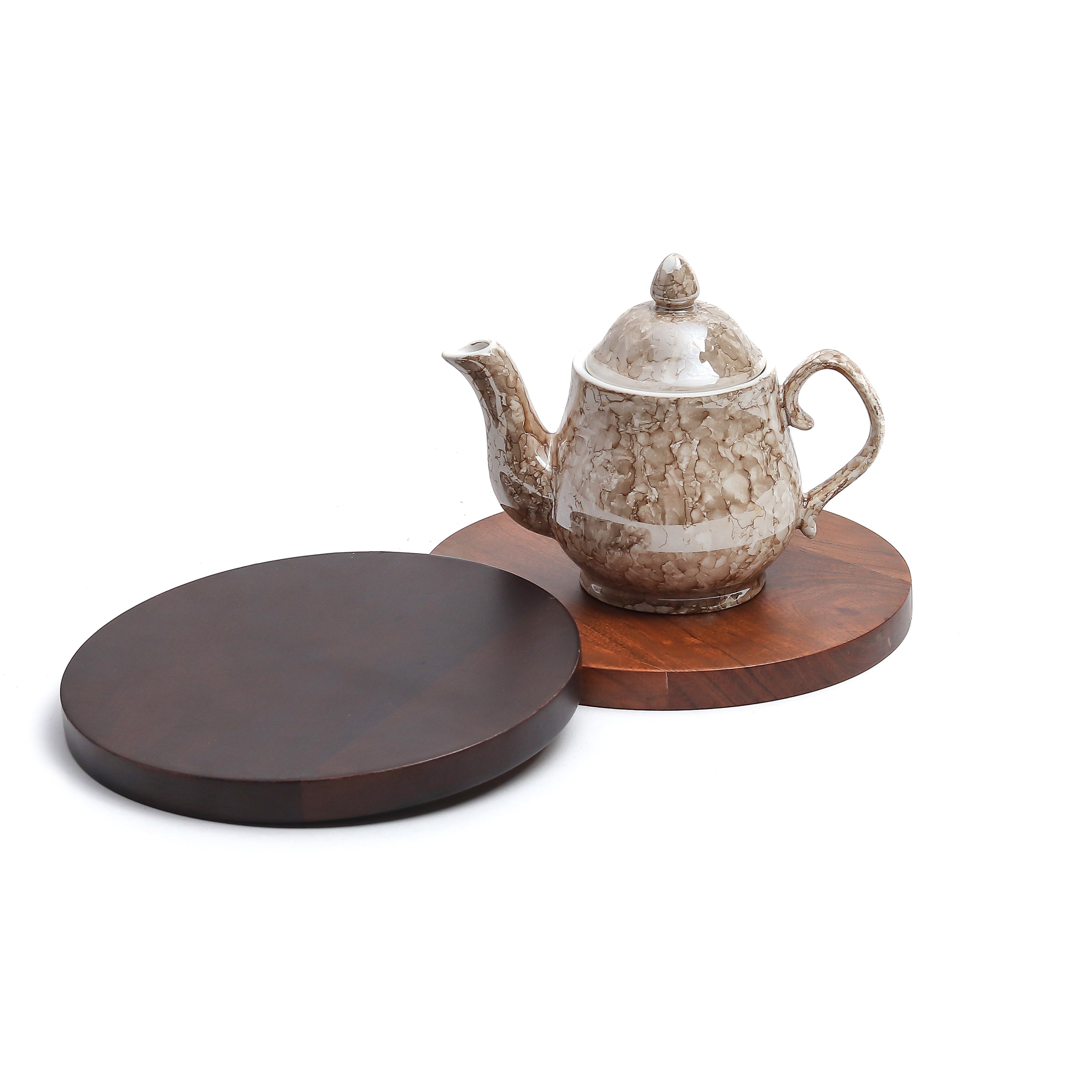 STUDIO TRATAKA Brown - Rosemary Natural Disc Trivet