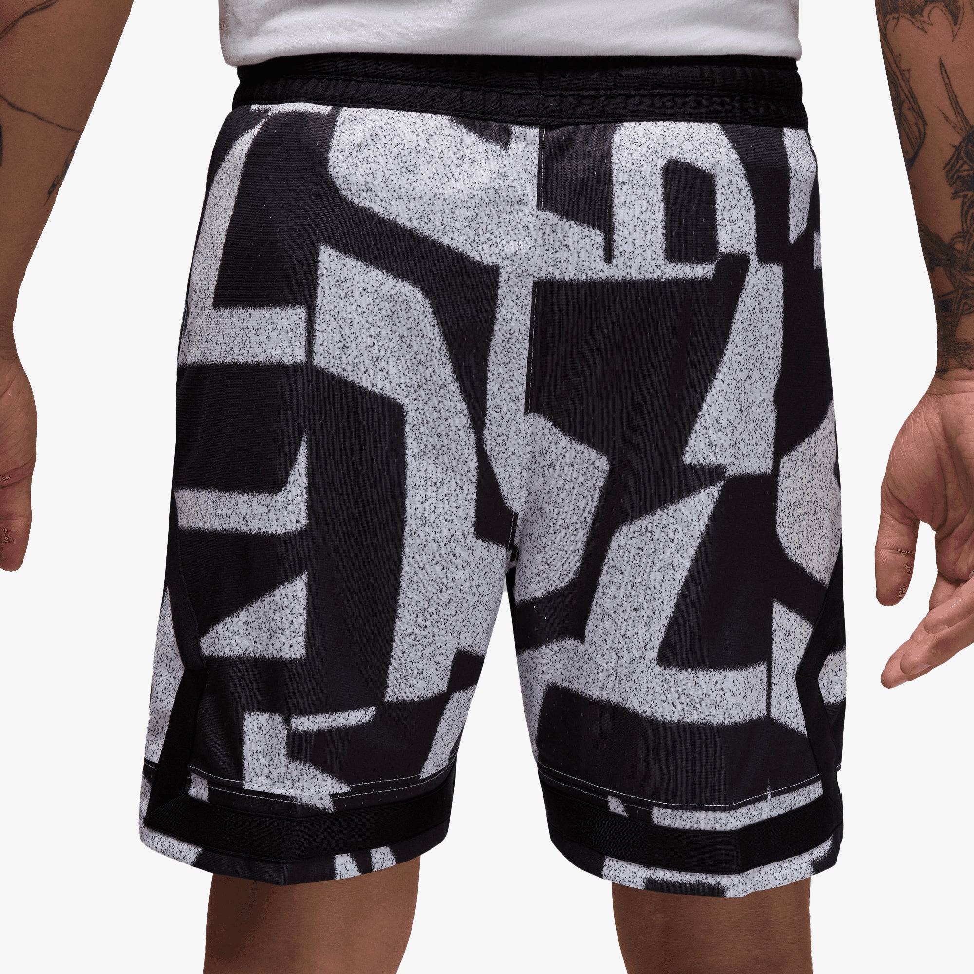 Jordan | Jordan Sport Dri-fit Mesh Diamond Shorts { Black/black - view 3