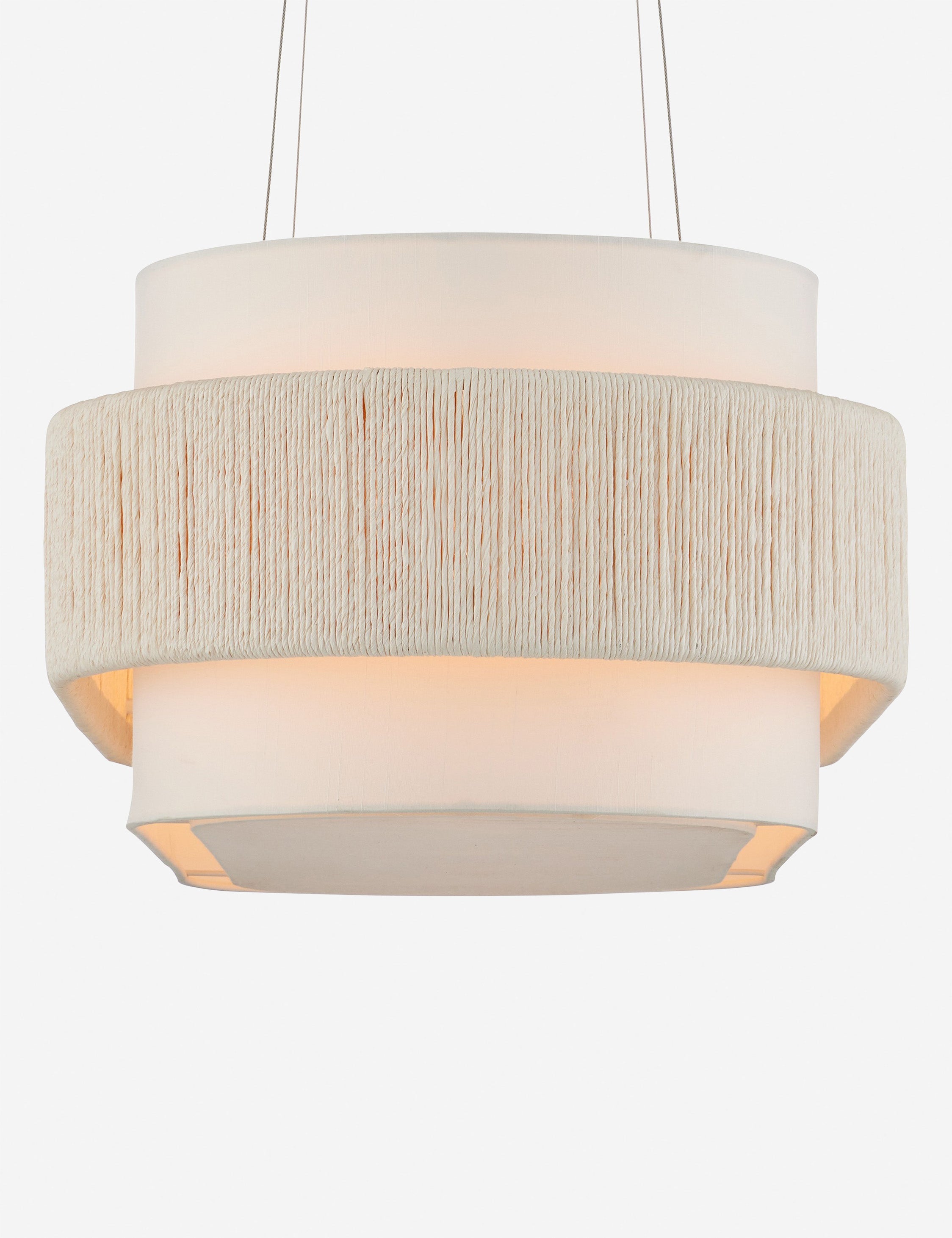 Lulu and Georgia Kiri Oval Chandelier – White - view 4