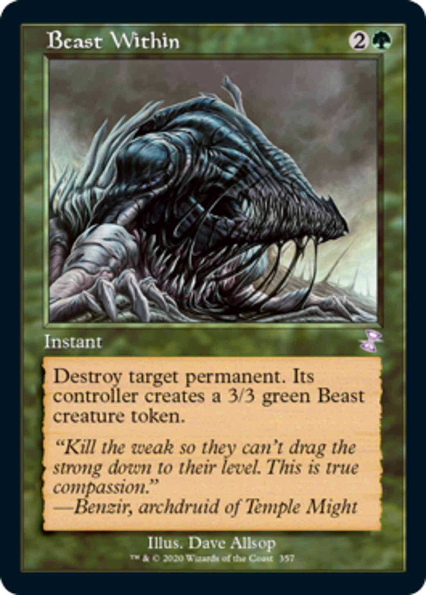 Beast within 357 – Magic Beast Within [357] [Time Spiral Remastered] [Non-Foil]