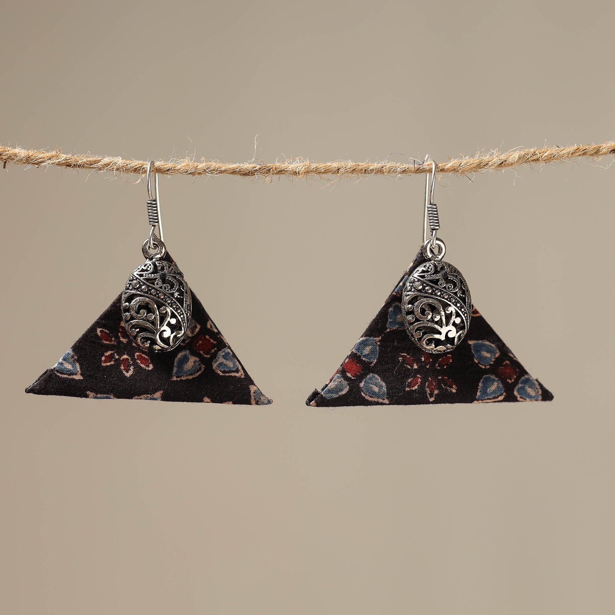 JALPARI Ayesha Handcrafted GS Fabart Earrings 11
