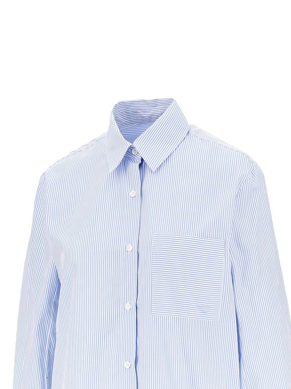 Emporio Armani Shirts LIGHT BLUE – 100% Cotton - view 2