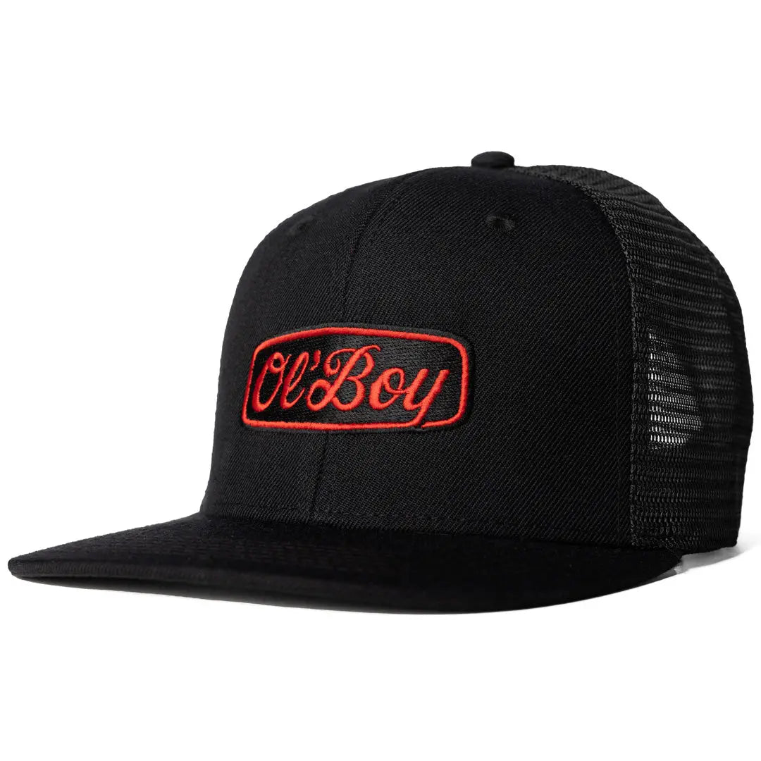 Radial Ol' Boy Classic Snapback Hat – Black