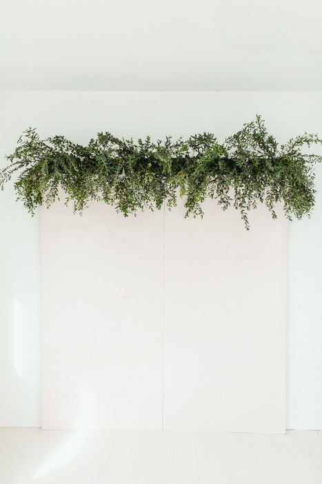 fiftyflowers.com Pops of Pink Floral Backdrop with Wedding Chicks - view 2