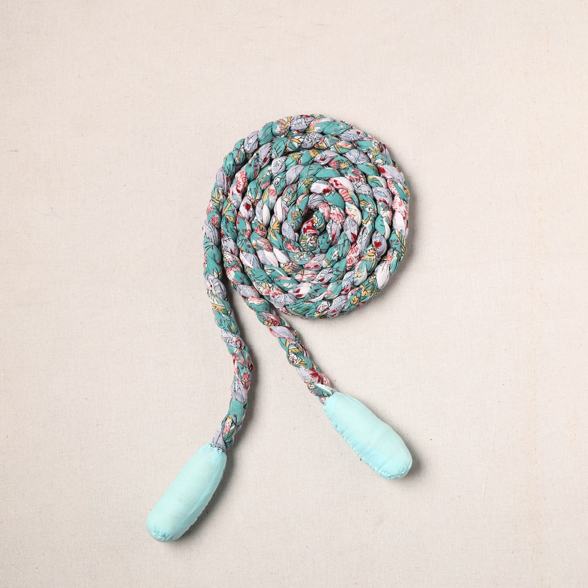 NOORI BAZAR Handmade Upcycled Fabric Skipping Rope 07