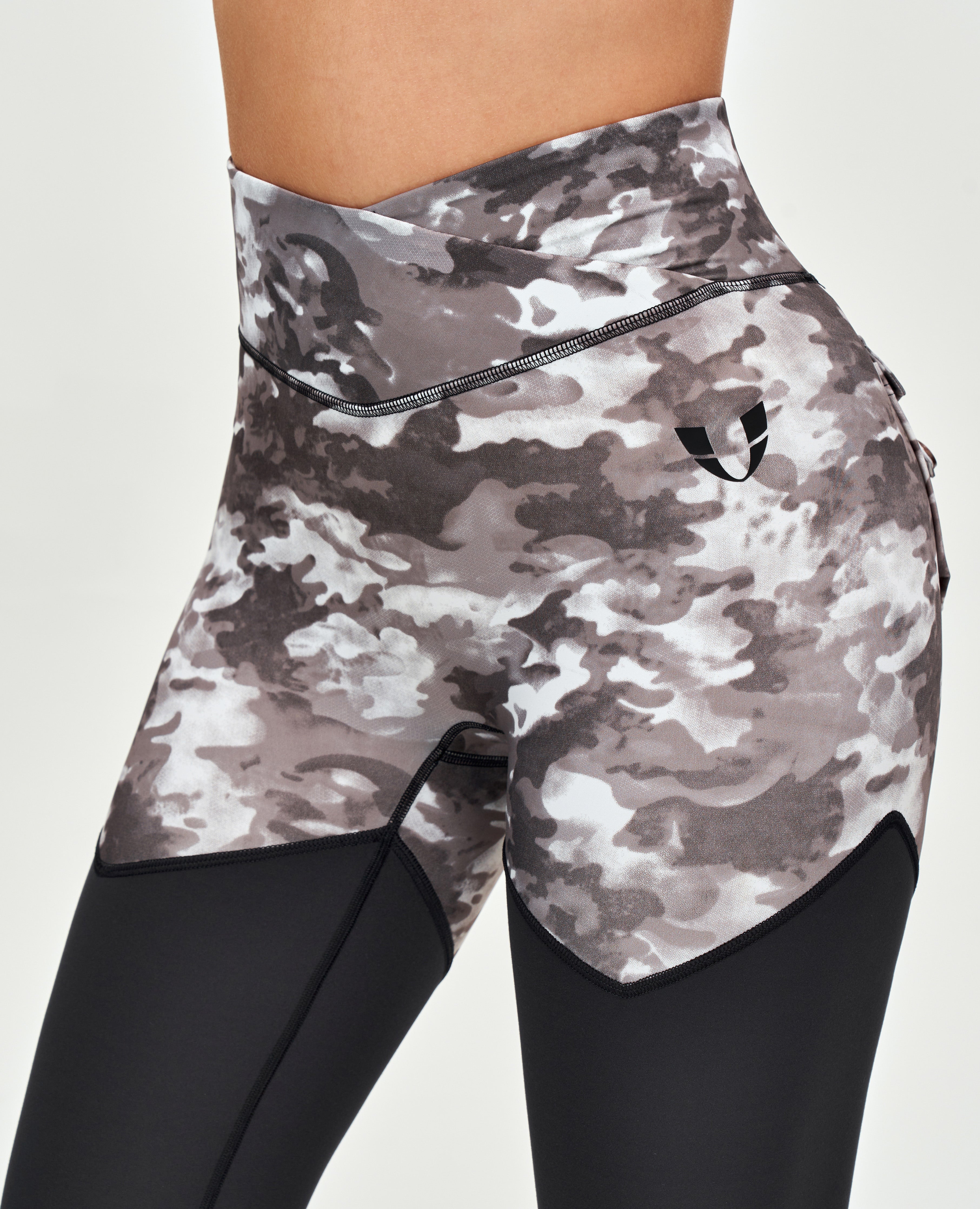 FIRM ABS Cargo Power Leggings - Tie Dye Camo - view 5
