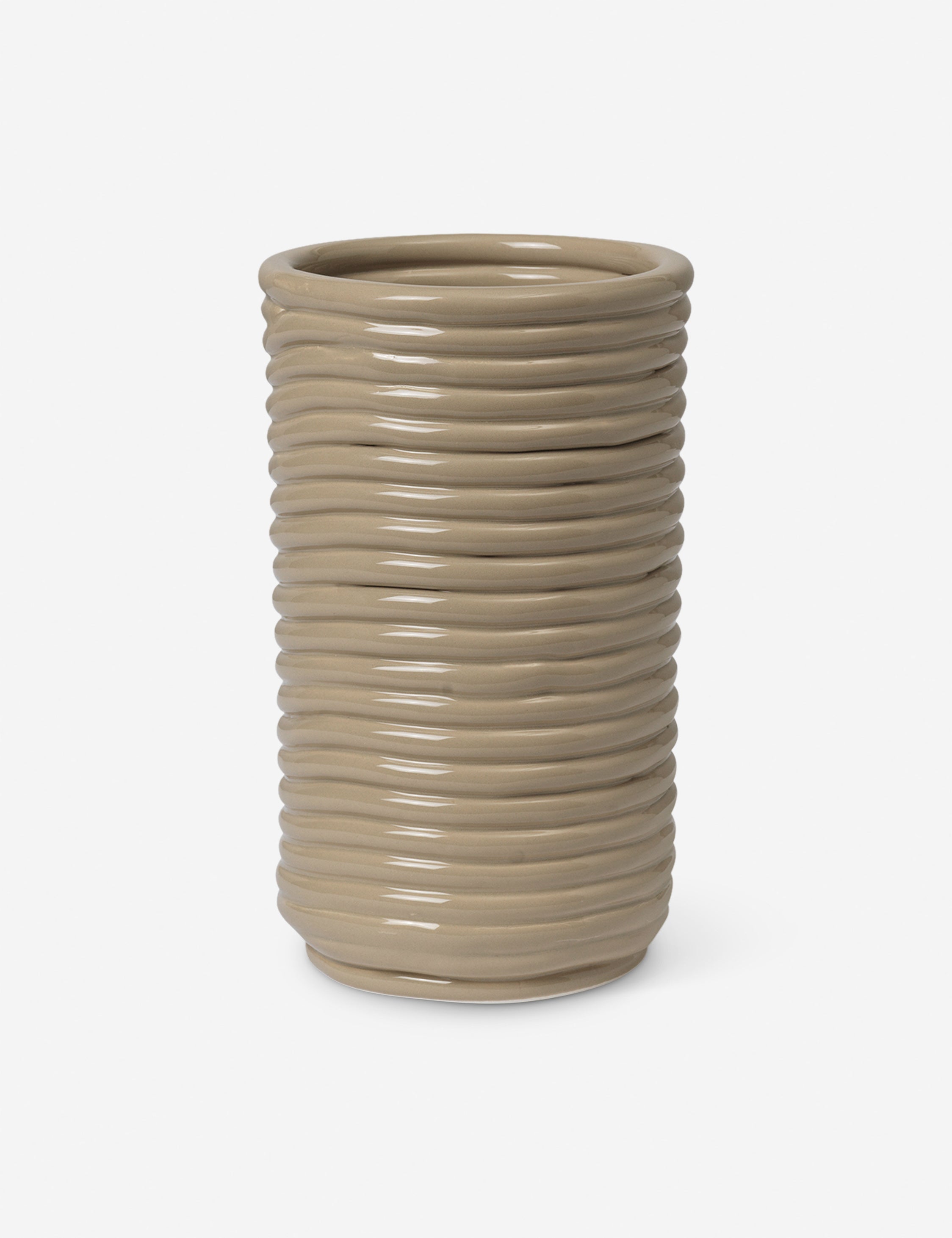 Lulu and Georgia Corduroy Vase by Ferm Living - view 2
