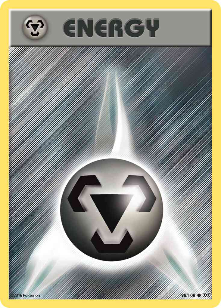 Pokémon Basic Metal Energy - 98/108 - Common [xy12-98] [Non-Holo]