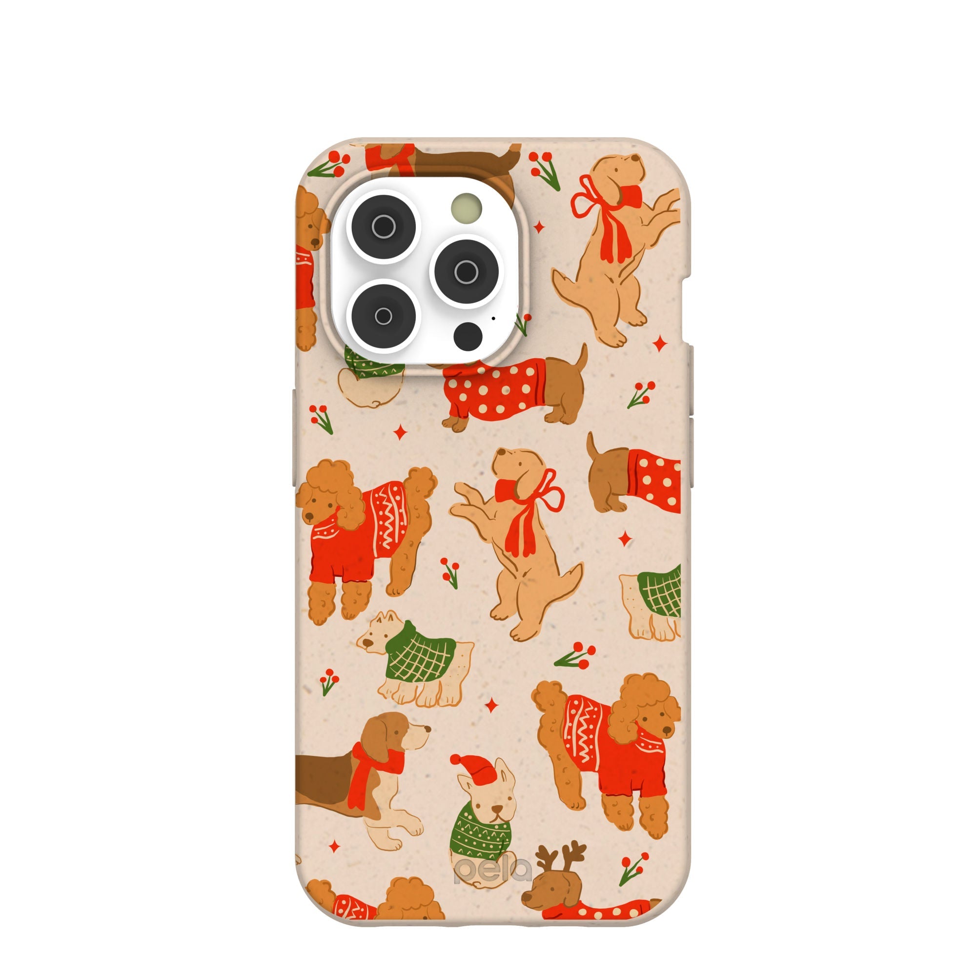 Pela Case Seashell Jolly Doggos iPhone 14 Pro Case
