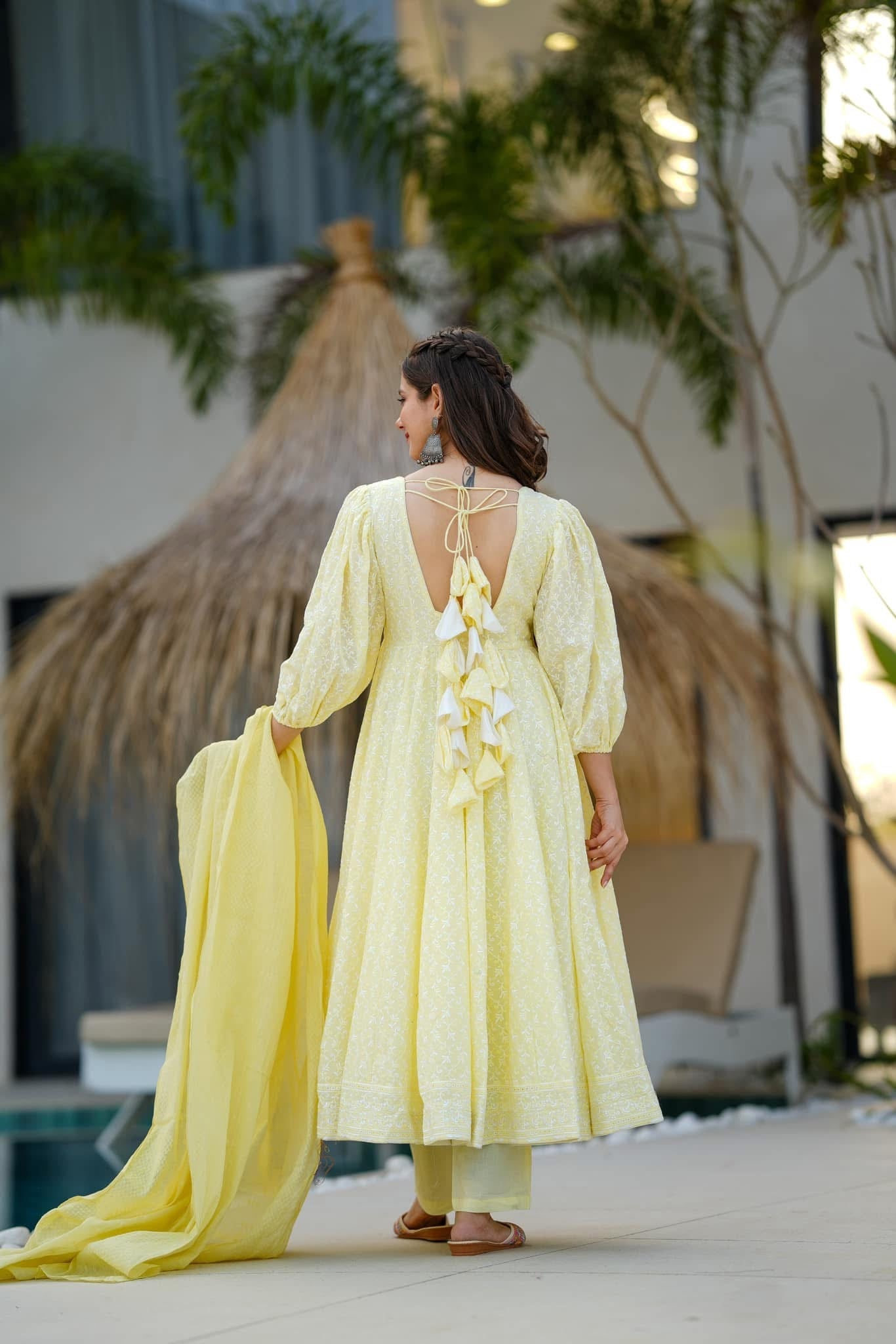 Idaho-o mable lime cotton suit set - view 4