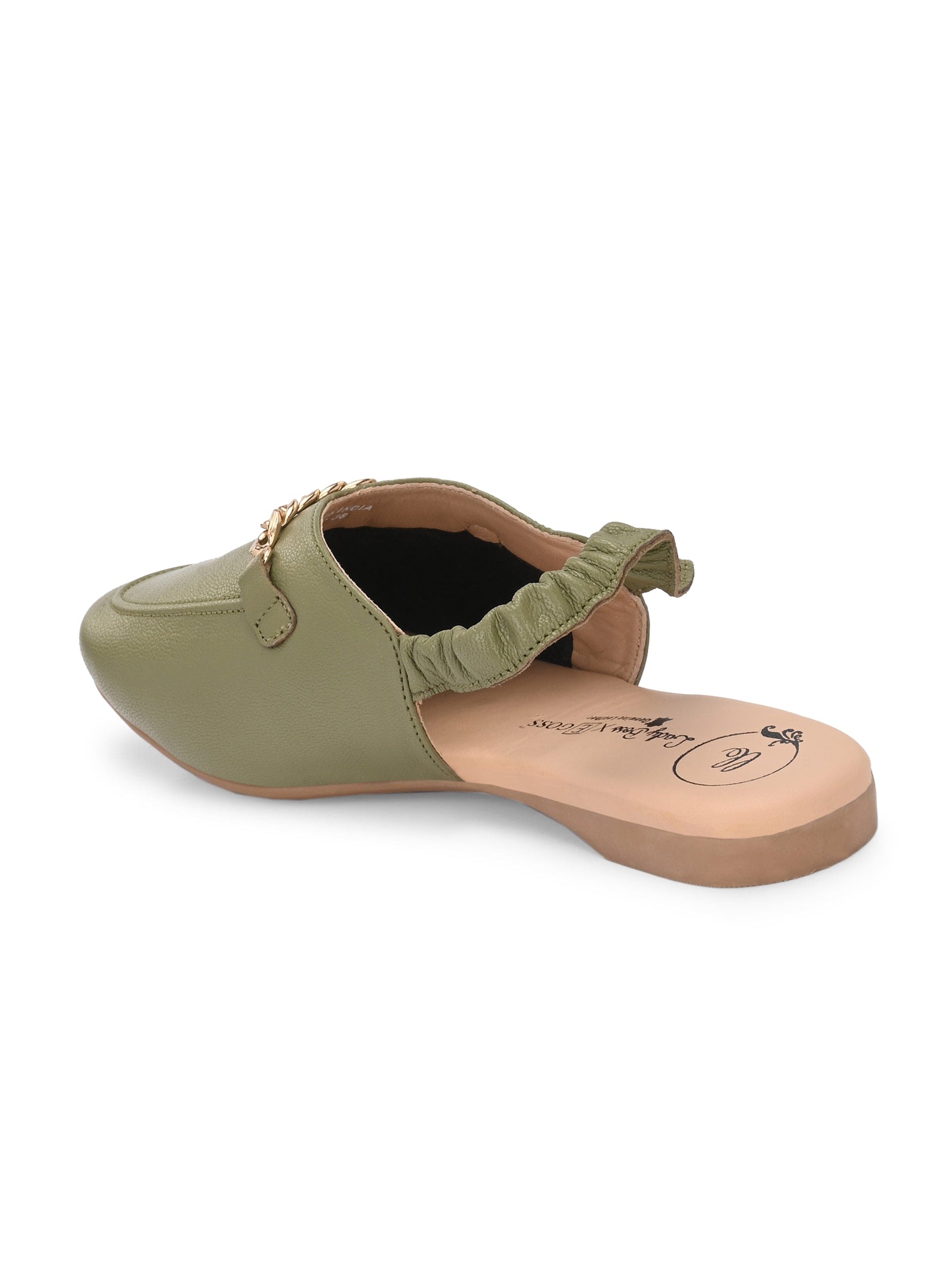 Egoss Shoes Mules by Lady Boss x Egoss – Olive - view 4