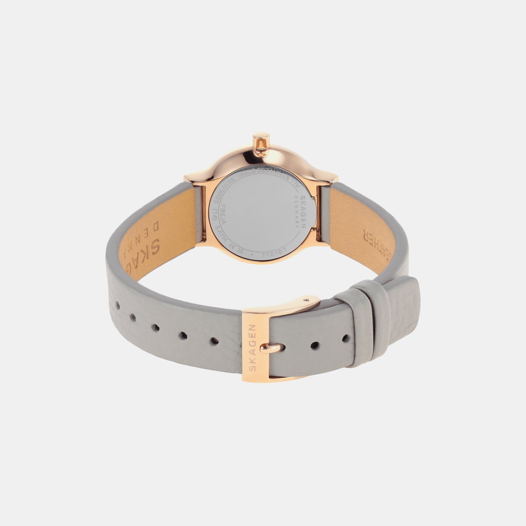 Skagen Freja Lille Women Quartz Grey Dial Analog Leather Watch SKW3005 - view 3