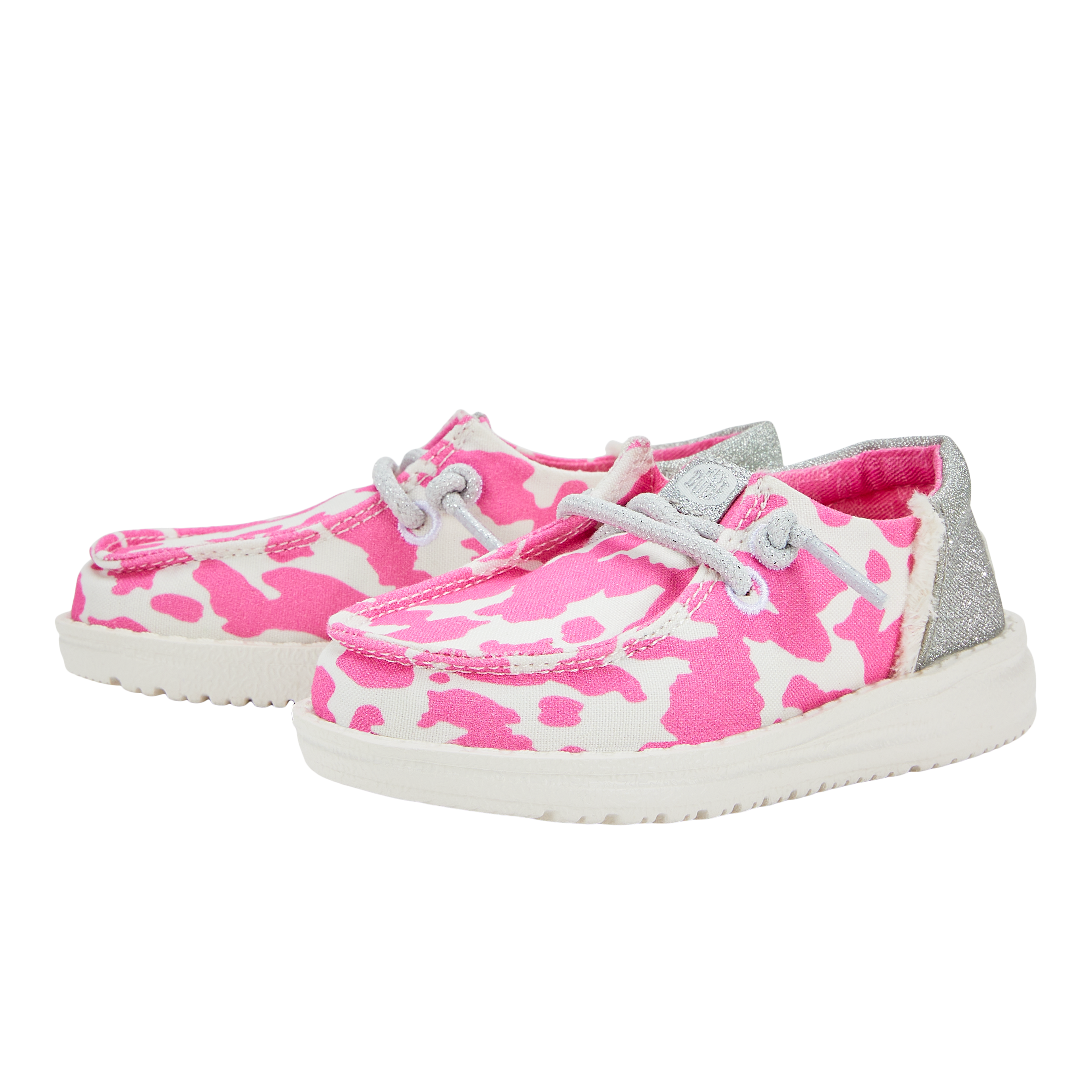 HEYDUDE shoes Wendy Toddler Funk Cowgirl Bling - Pink/Cow Silver - view 2