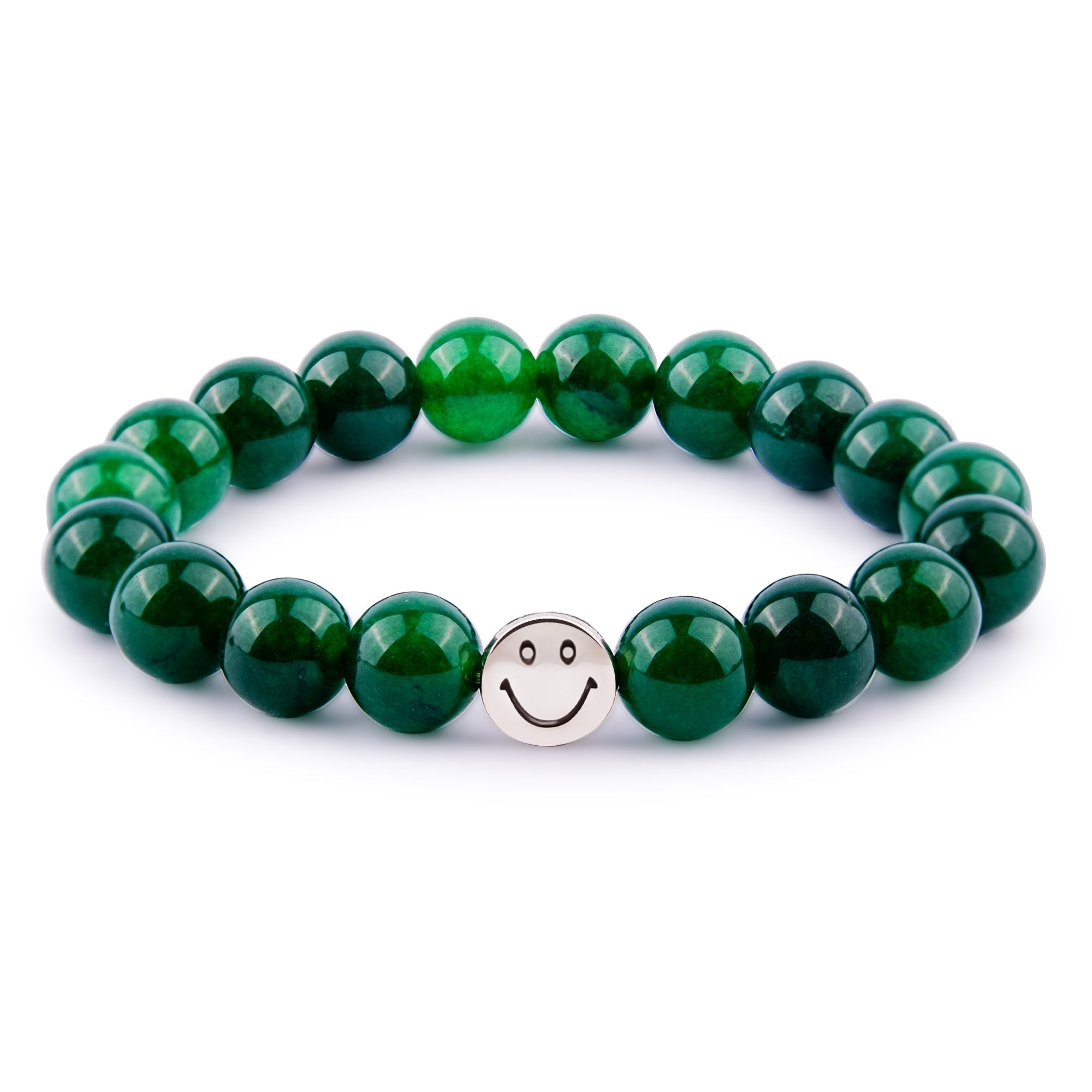 Gemsmantra Smile Bracelet - Green Jade - view 3