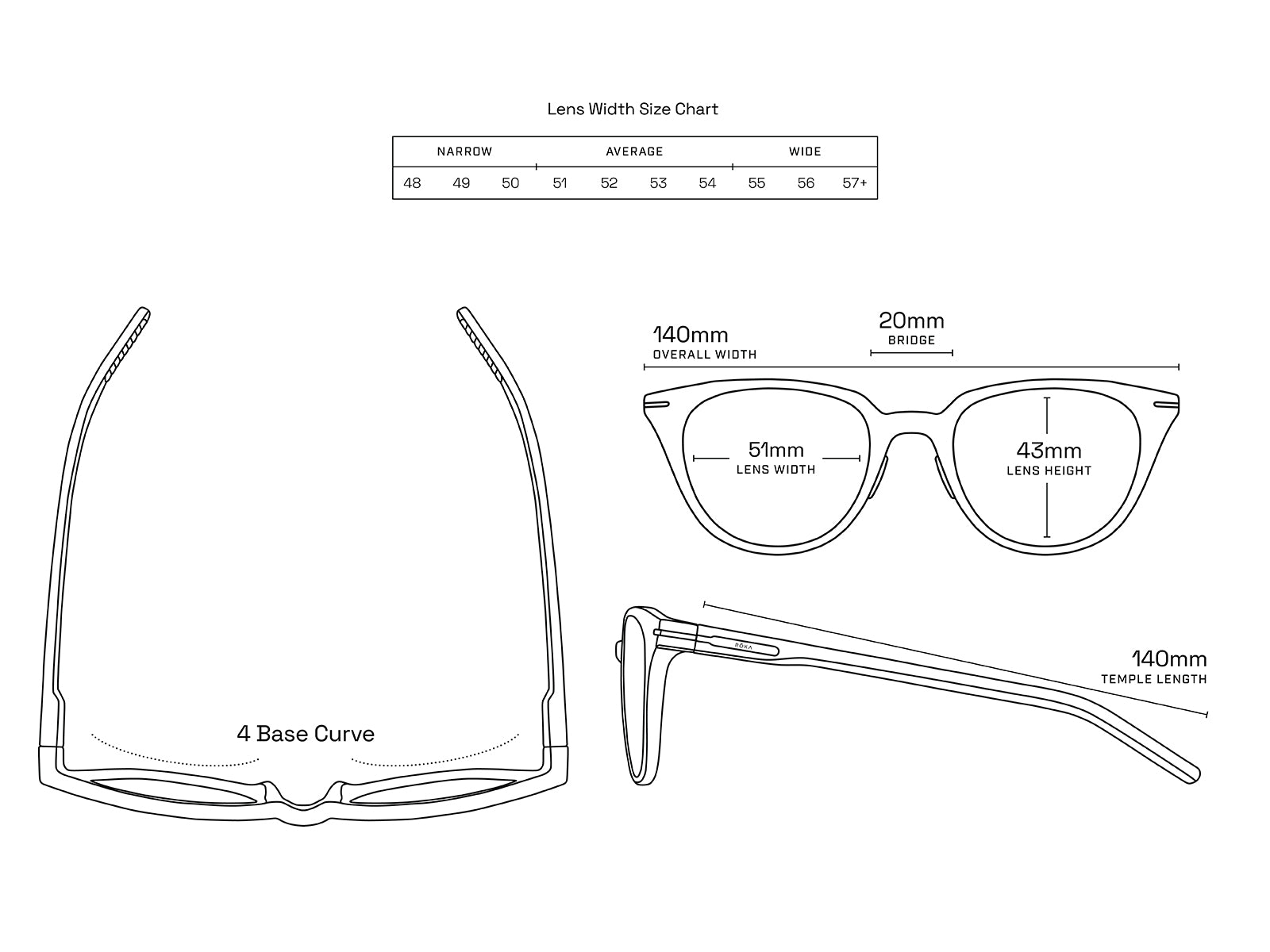 ROKA Lola 2.0 Sunglasses Outlet – Crystal Tahoe Frame - Dark Carbon (Polarized) Lens - view 53