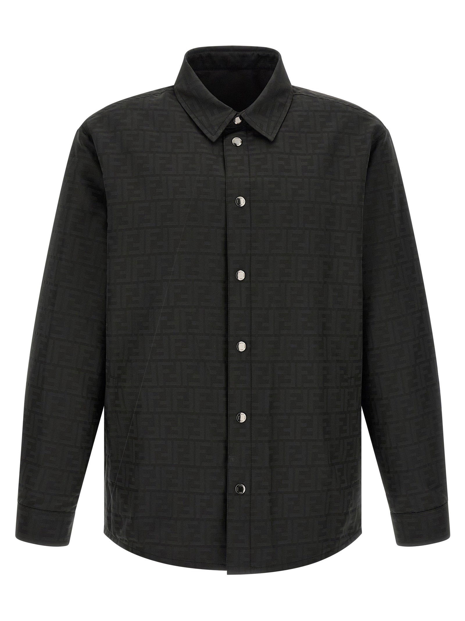 Fendi Ff Jacquard Overshirt – 100% polyester
