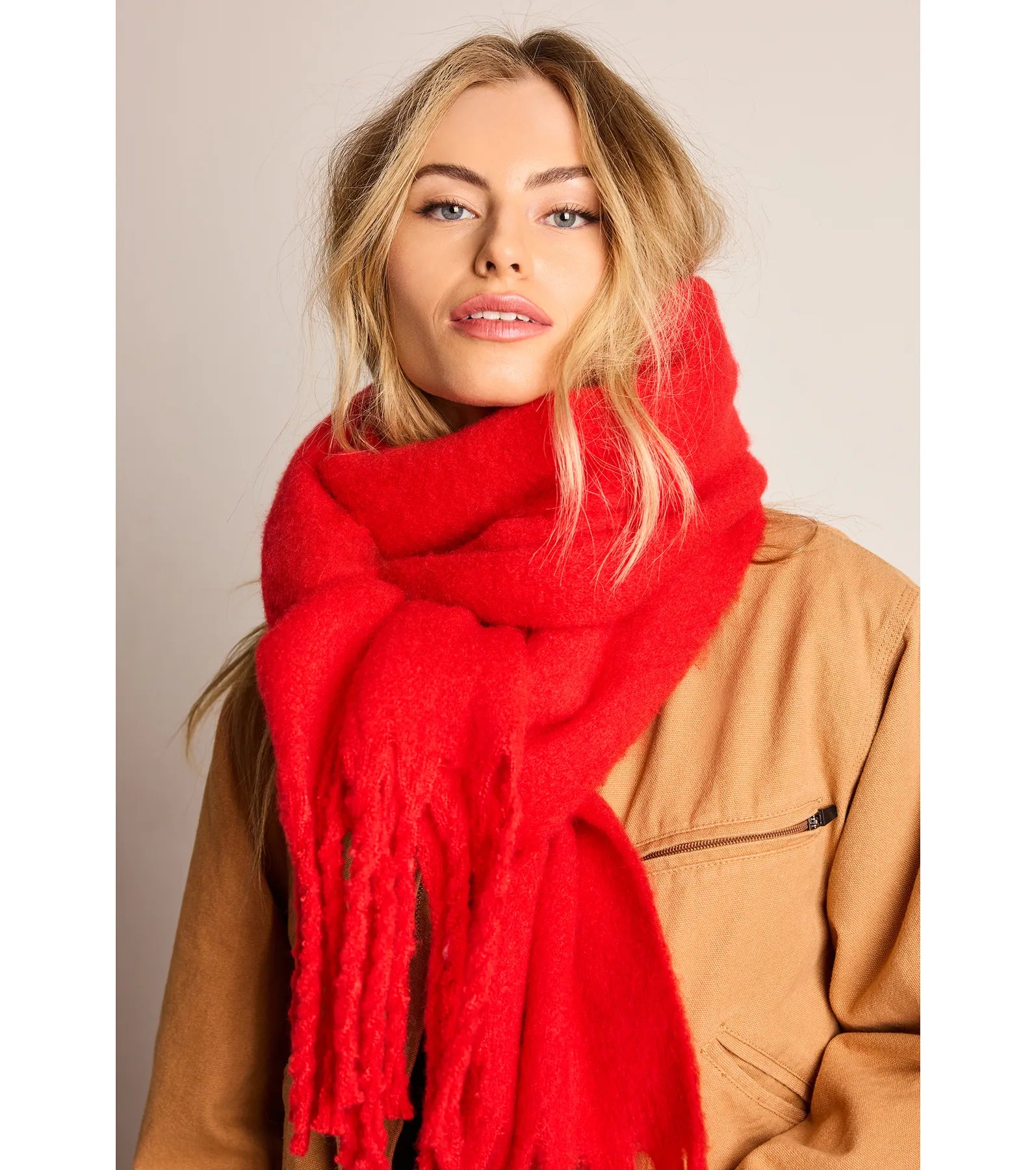 Windsor Layered Luxe Oversized Blanket Scarf