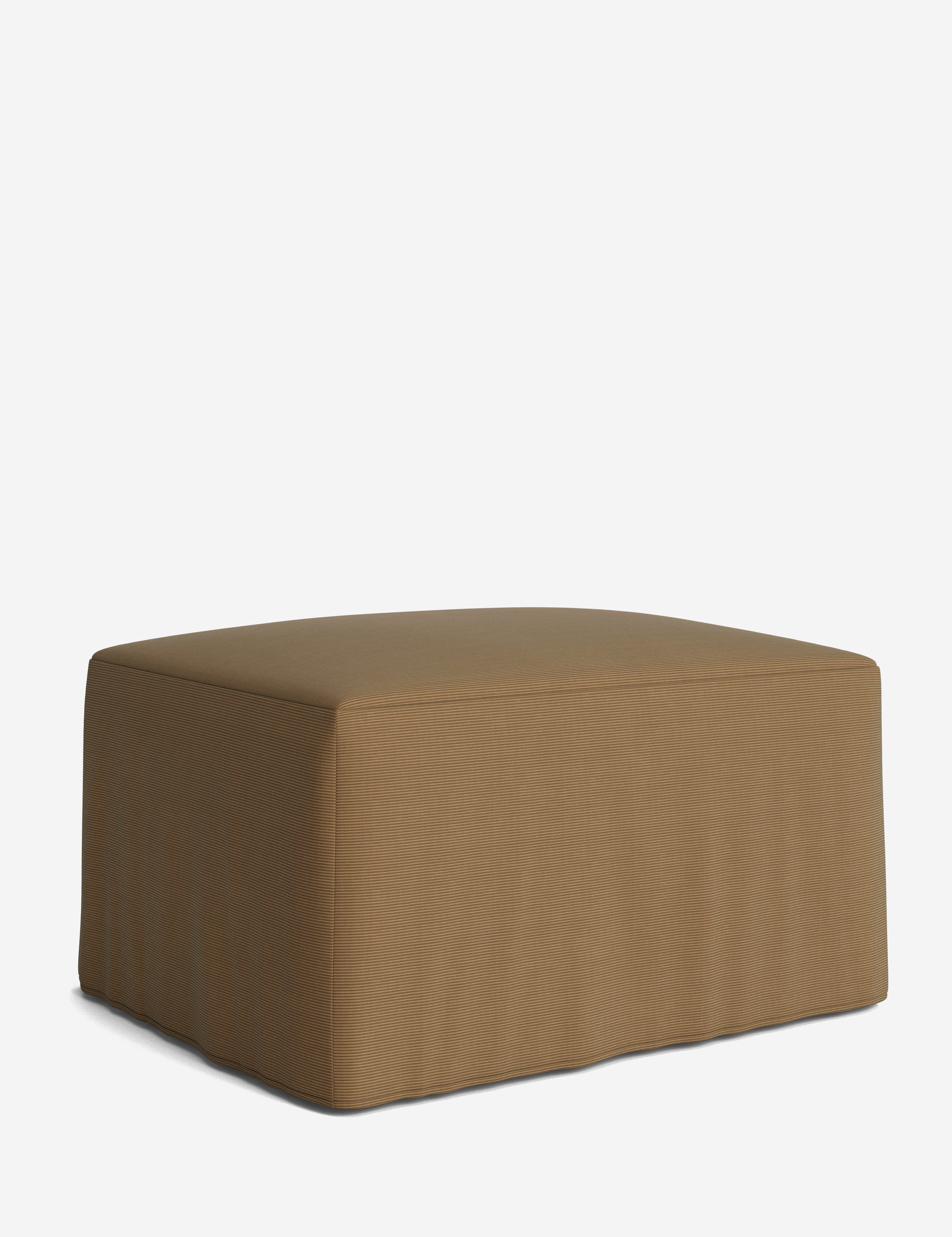 Lulu and Georgia Portola Slipcover Ottoman - view 128