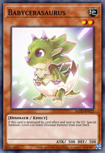Babycerasaurus red – Yu-Gi-Oh! Babycerasaurus (Red) - DL13-EN012 - Rare - Unlimited