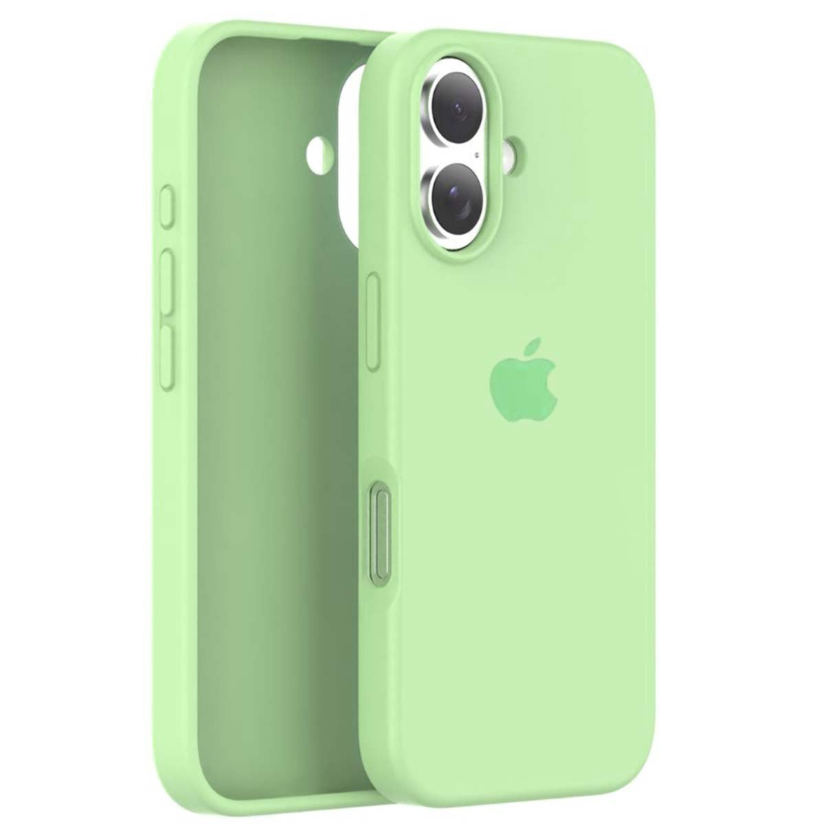 KSSShop iPhone 16 Plus Silicone Case - Mint Green