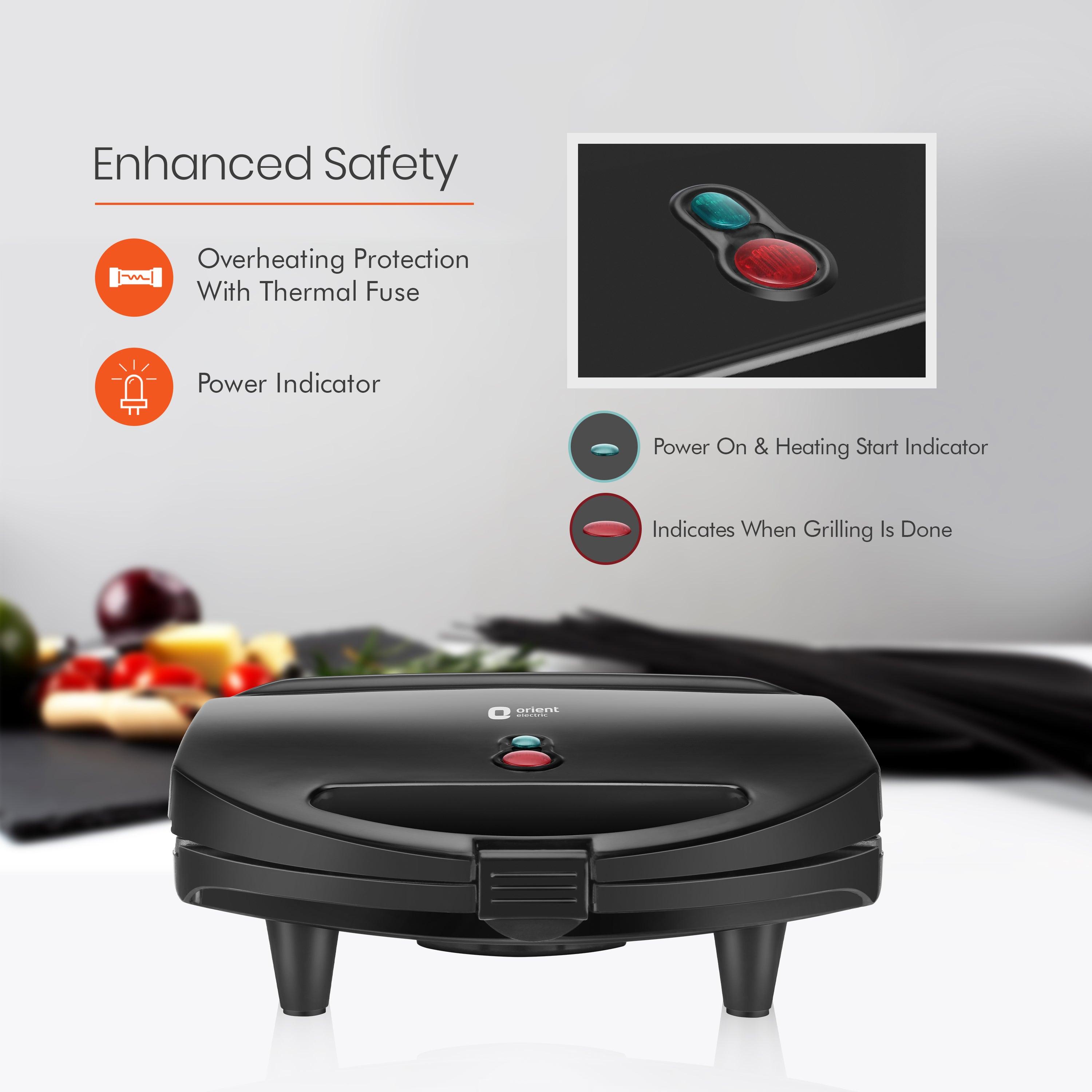 orientelectric Chefspecial Sandwich Maker – Black - view 3