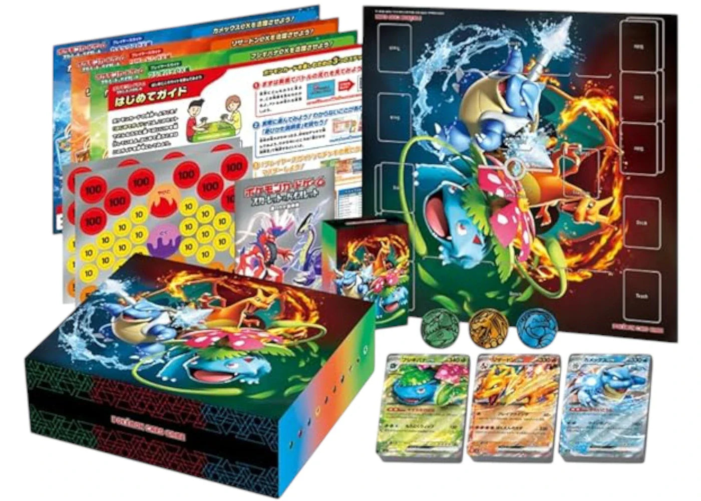 2025 Pokémon Scarlet and Violet EX Venusaur & Charizard & Blastoise Special Deck Set (Japanese) - view 2