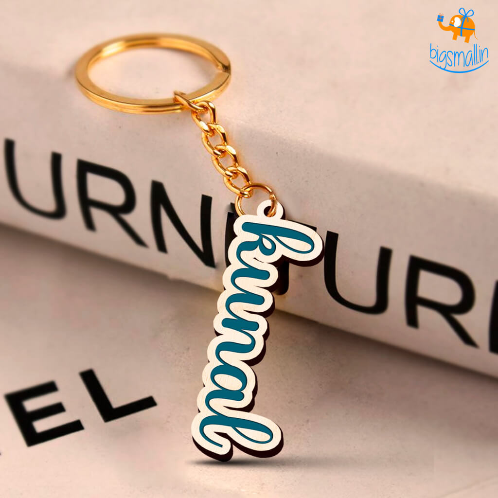 Chitra Chaya Personalized Wooden Keychain | COD Not Available