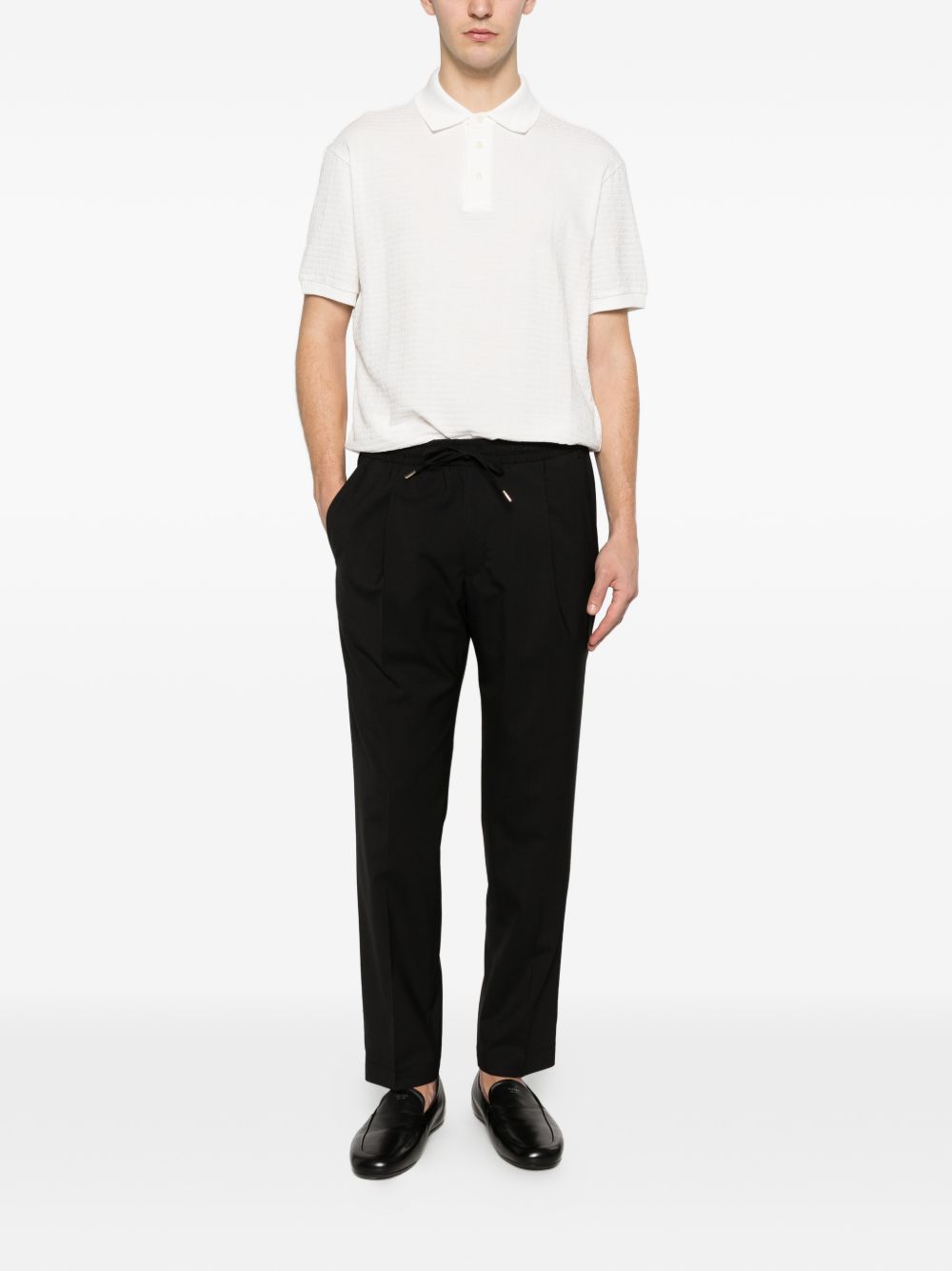 Emporio Armani Logo cotton polo shirt – 100% Cotton - view 3