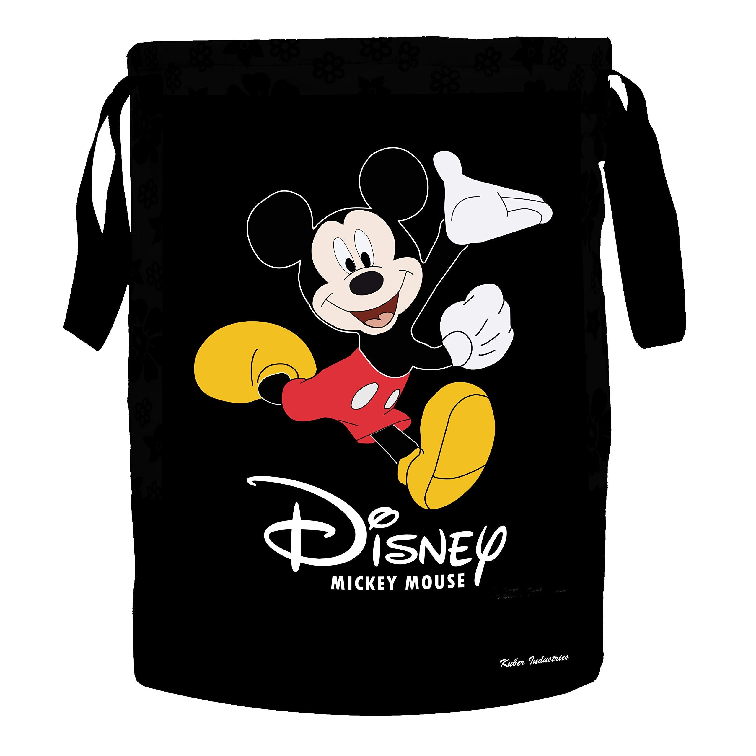 Bag toy storage – Fun Homes Disney Print Waterproof Canvas Laundry Bag, Toy Storage, Laundry Basket Organizer 45 L (Black), CTKTC46848