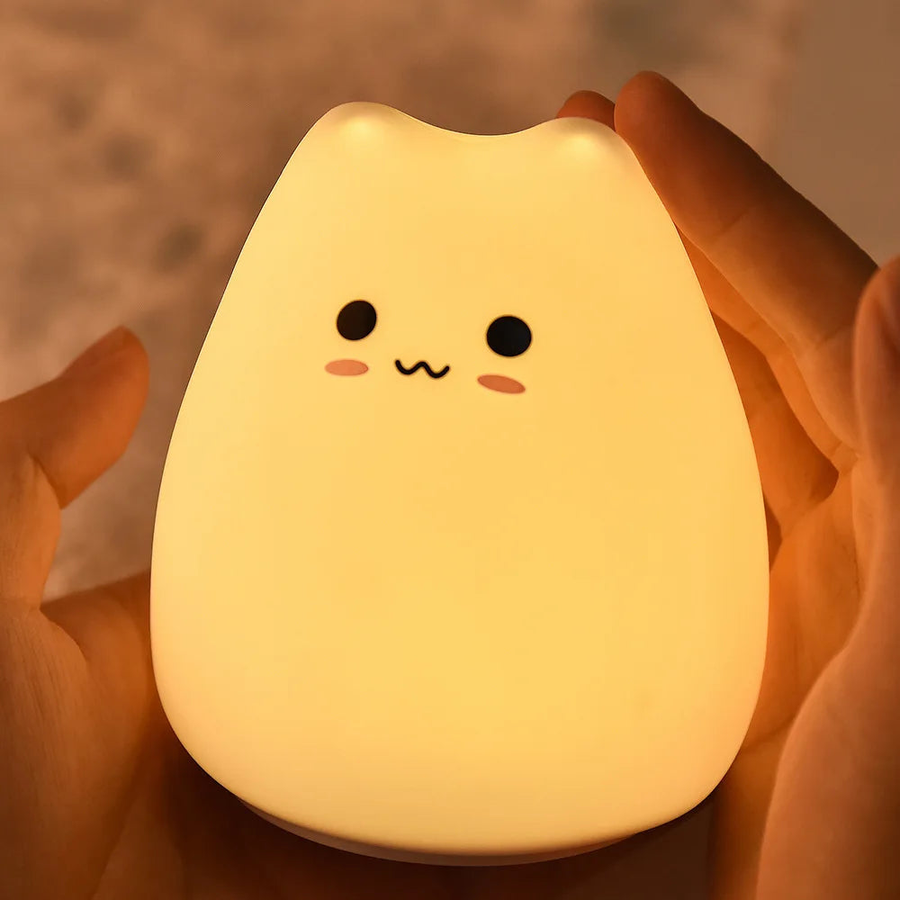 Peeperly Cute Mini Kawaii Night Lamp – No Color