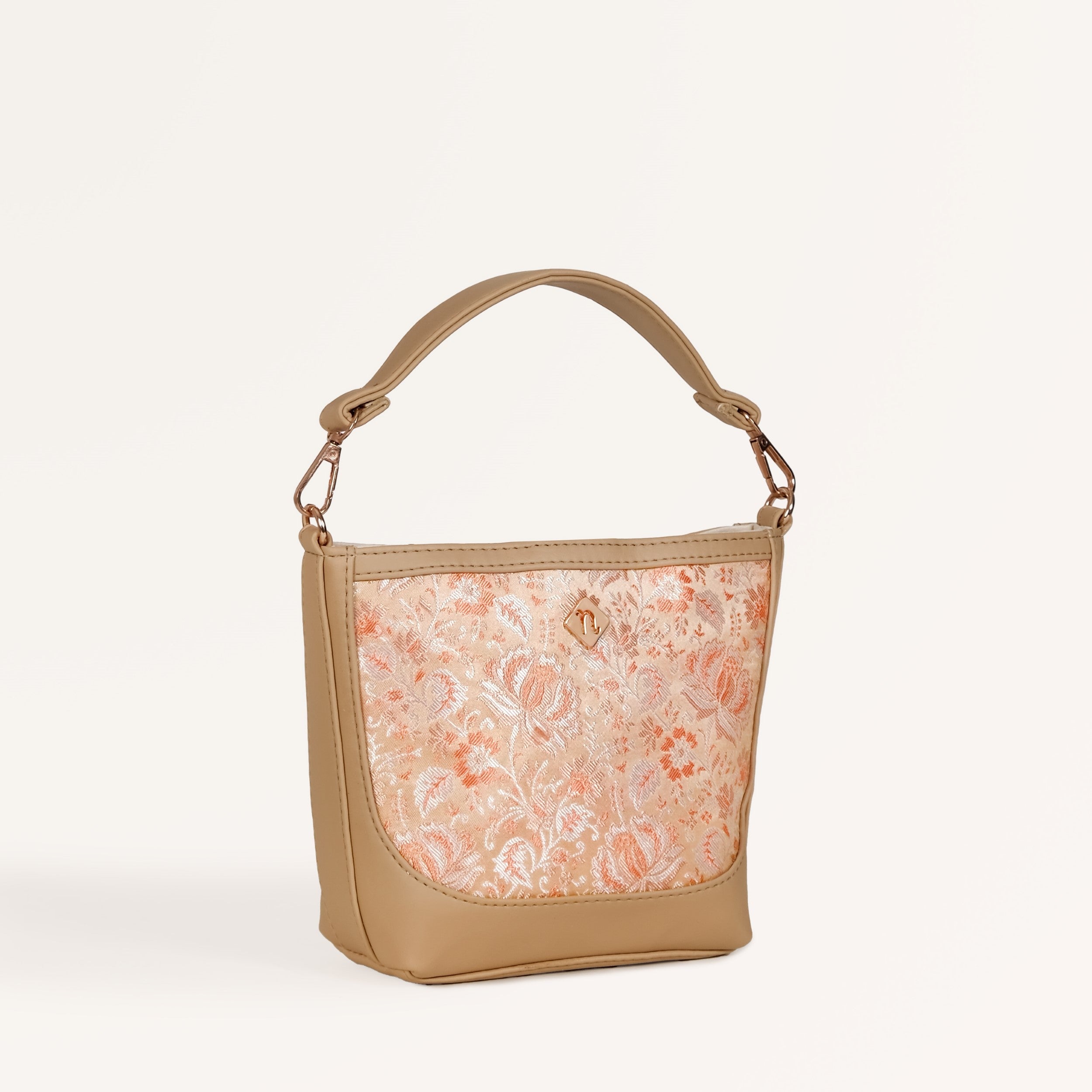 Nestasia Eden Beige Bucket Handbag For Women - view 2