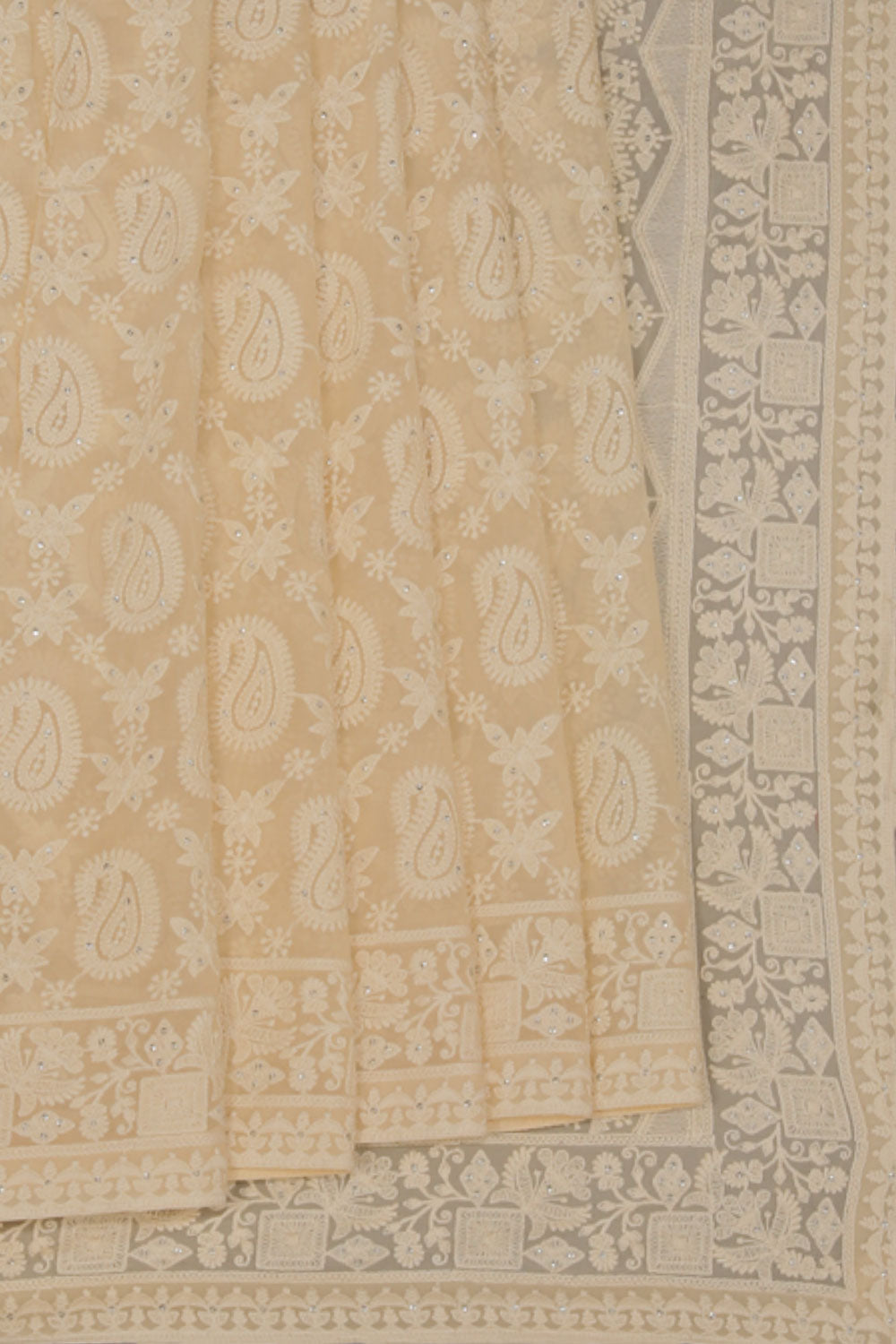 Kalanjali Georgette Embroidered Saree – Women's