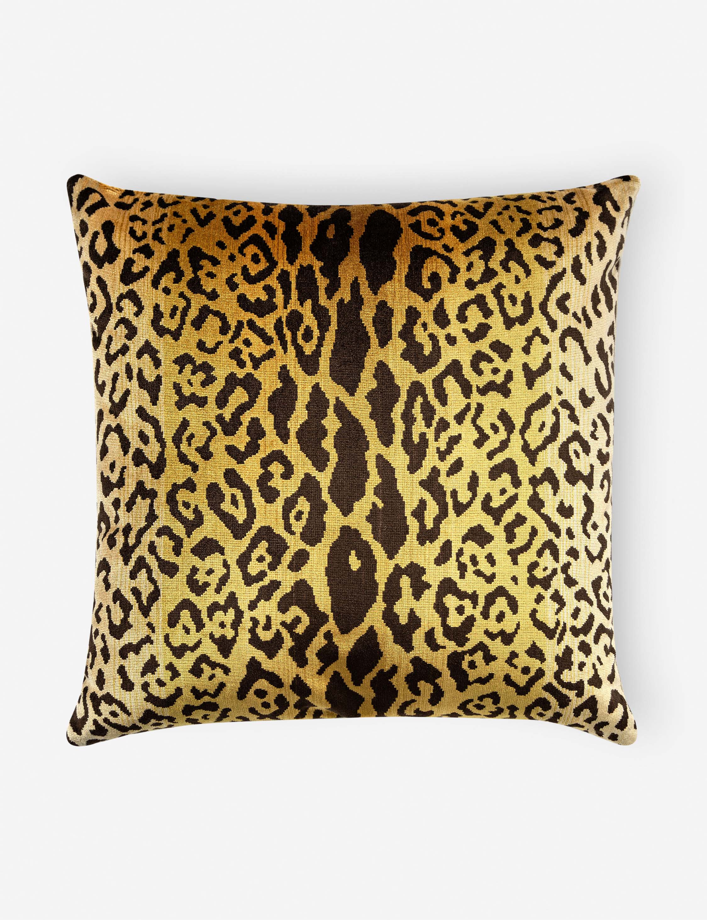 Lulu and Georgia Leopardo Silk Pillow by Scalamandré - view 2