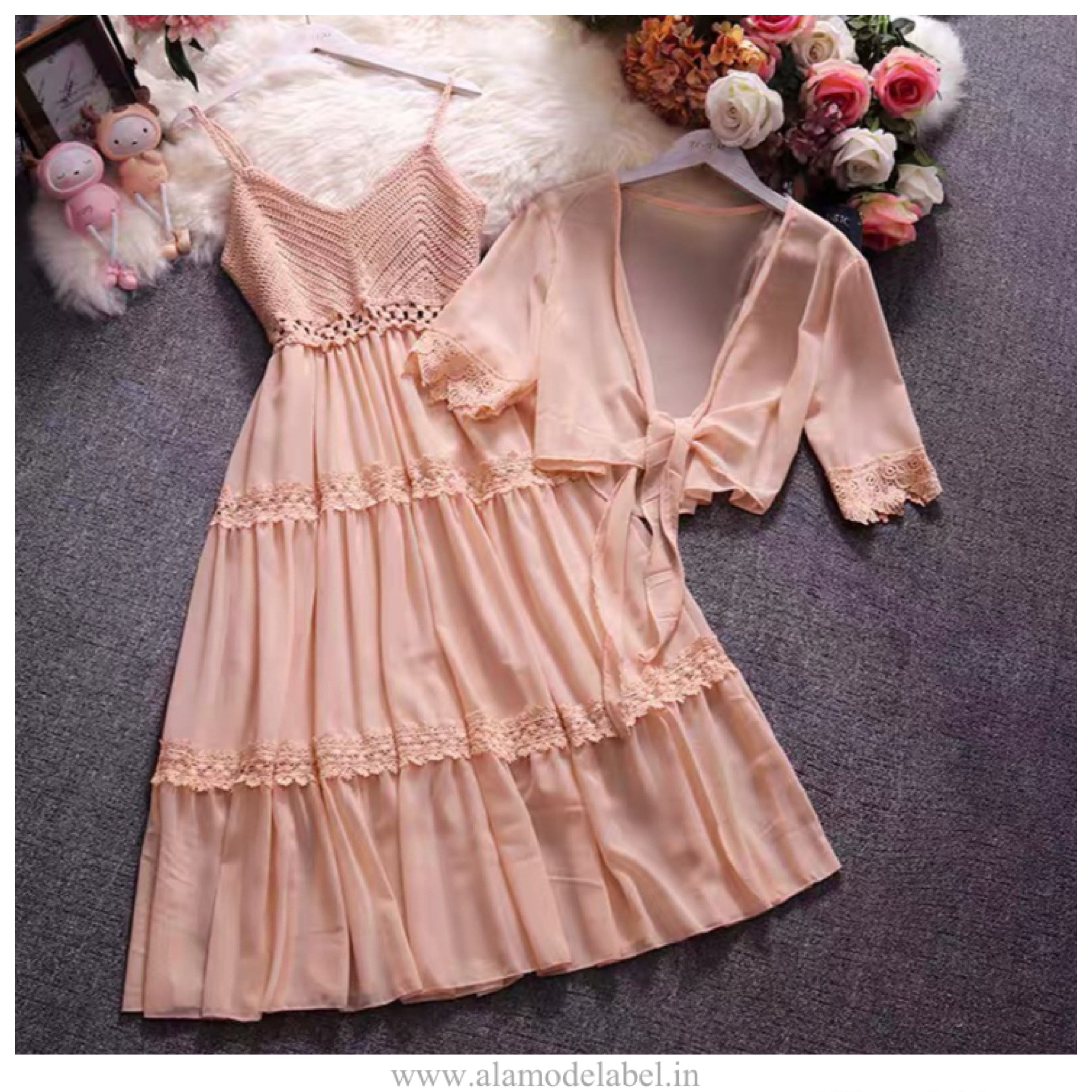 Alamode By Akanksha Pilbury Dress and Cape
