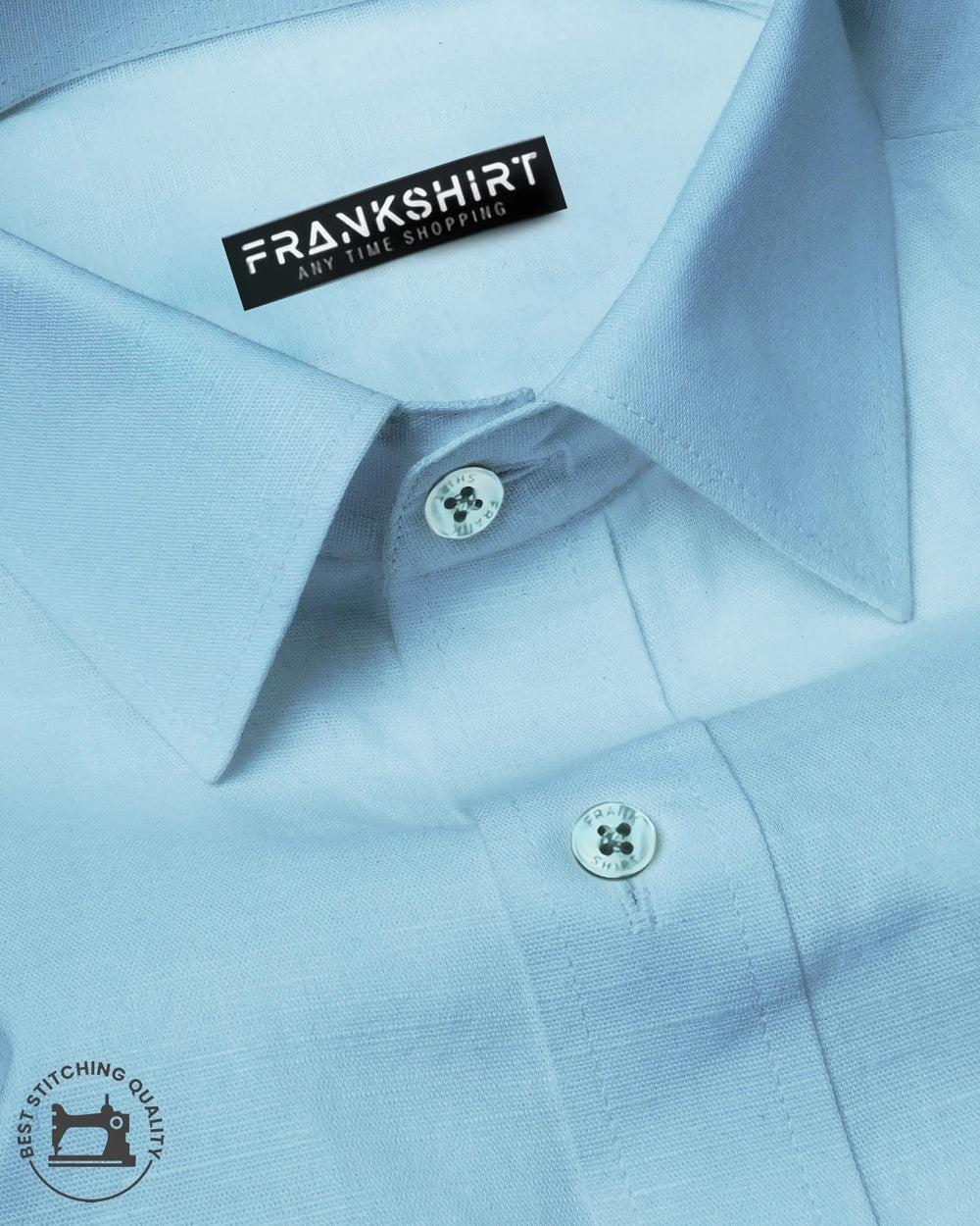 BlackTree Pack of 2 Cotton Shirt for Man (Lemon and Light Blue) - view 3