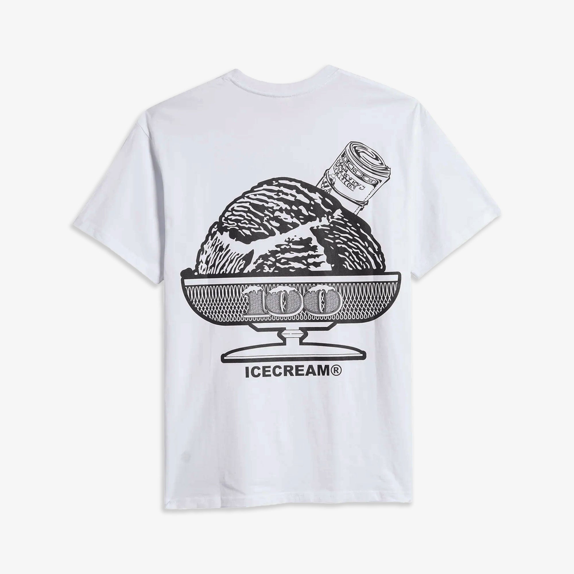 Icecream | ROLL S/S TEE { WHITE - view 2
