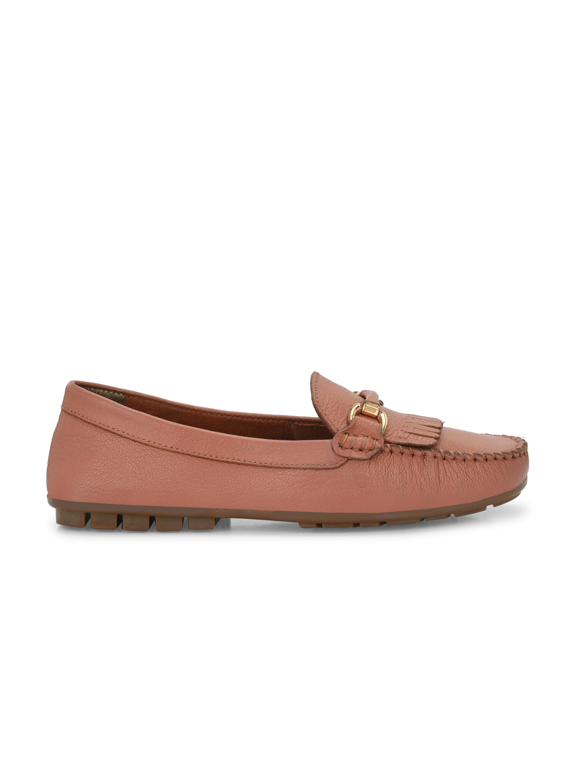 Egoss Shoes Loafers by Lady Boss x Egoss – Peach - view 2