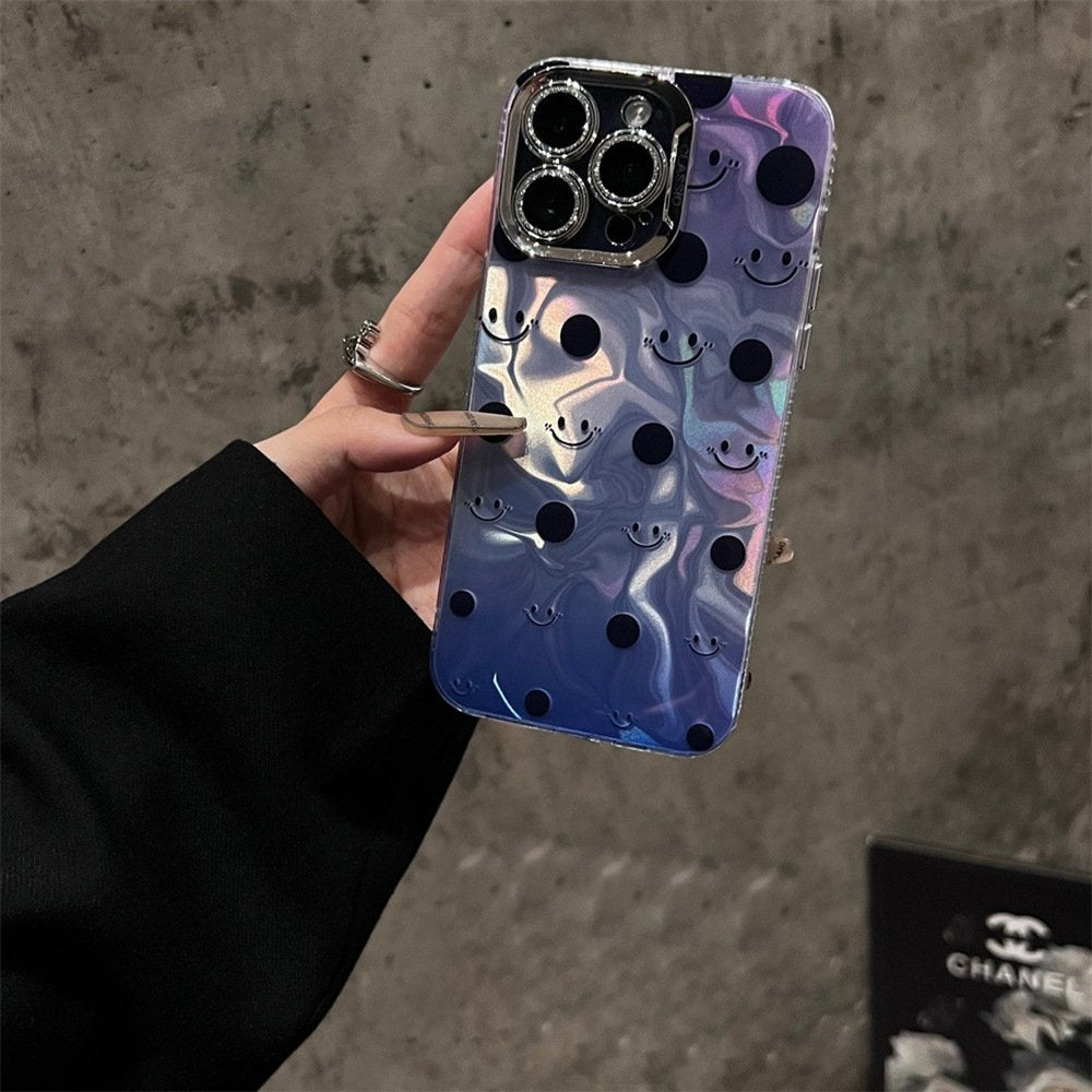 Peeperly Prismatic Smiley Polka Dot Case – No Color - view 3