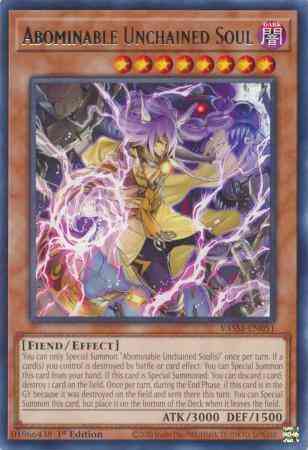Yu-Gi-Oh! Abominable Unchained Soul - VASM-EN051 - Rare - 1st Edition