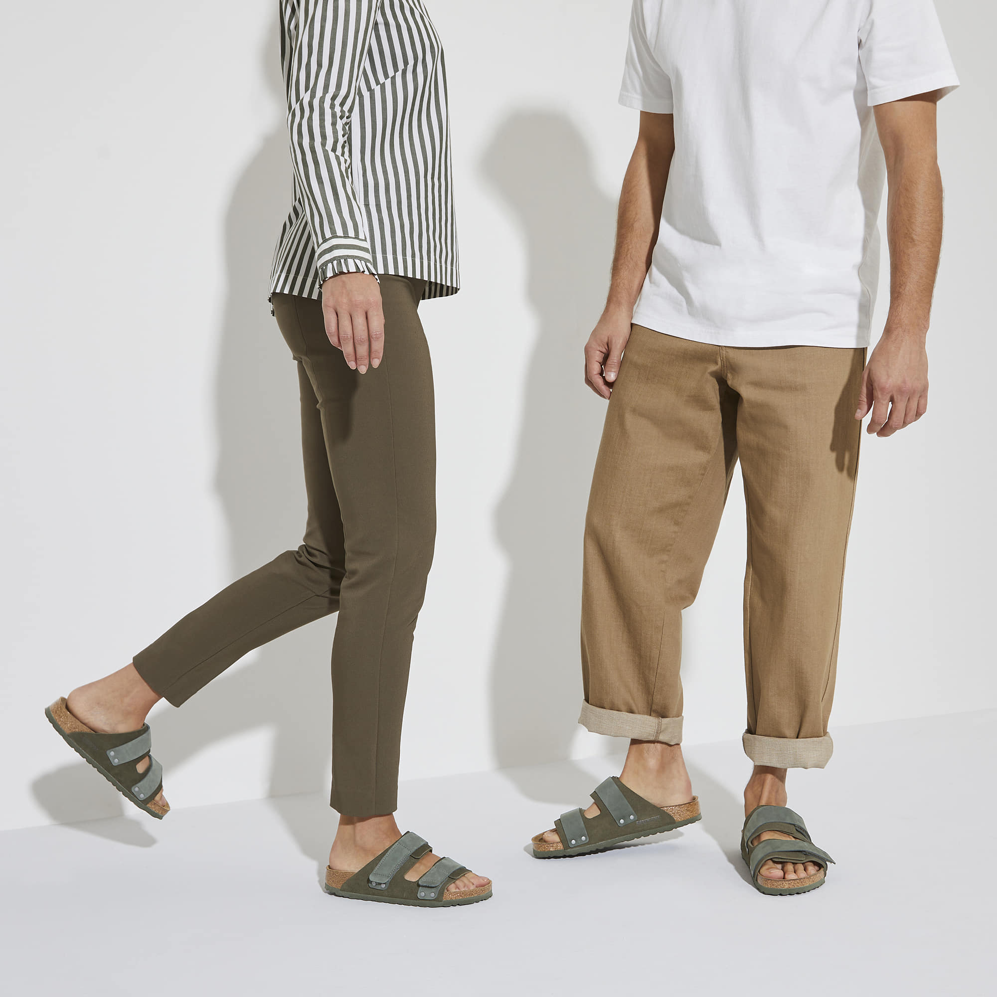 Birkenstock Uji Nubuck/Suede Leather – Green Green/Thyme - view 9