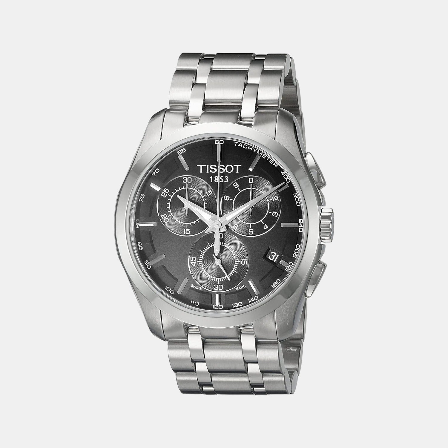 Tissot Couturier Men Chronograph Stainless Steel Watch T0356171105100